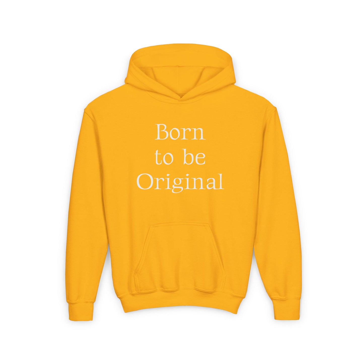 US (Ww) - Youth Heavy Blend Hooded Sweatshirt - "Born to be Original" & "Created by a Creator of Worlds" - The Dreamer's Bookshop.