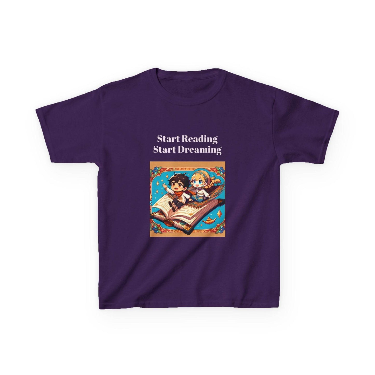EU - Kids Start Reading Start Dreaming Tee - The Dreamer's Bookshop.