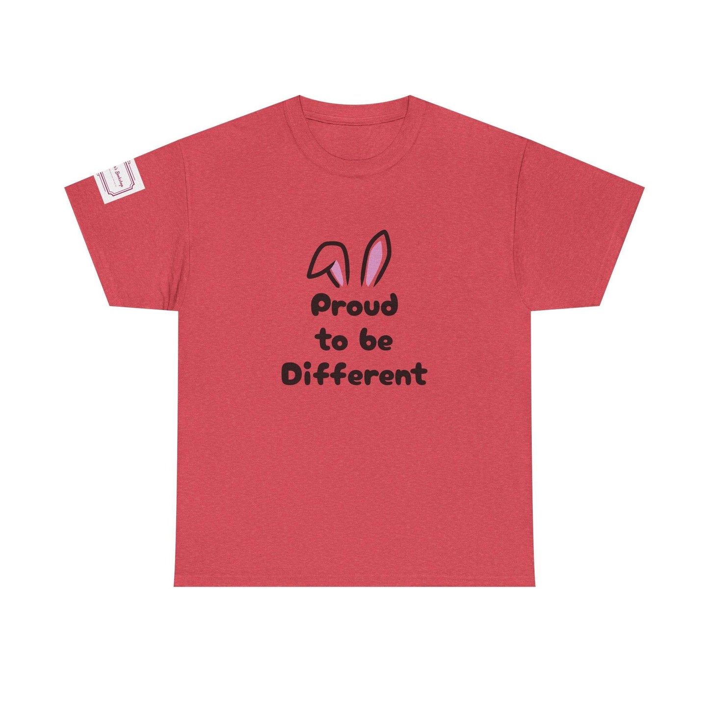 Proud to Be Different Unisex Heavy Cotton Tee – Celebrate Uniqueness - The Dreamer's Bookshop.