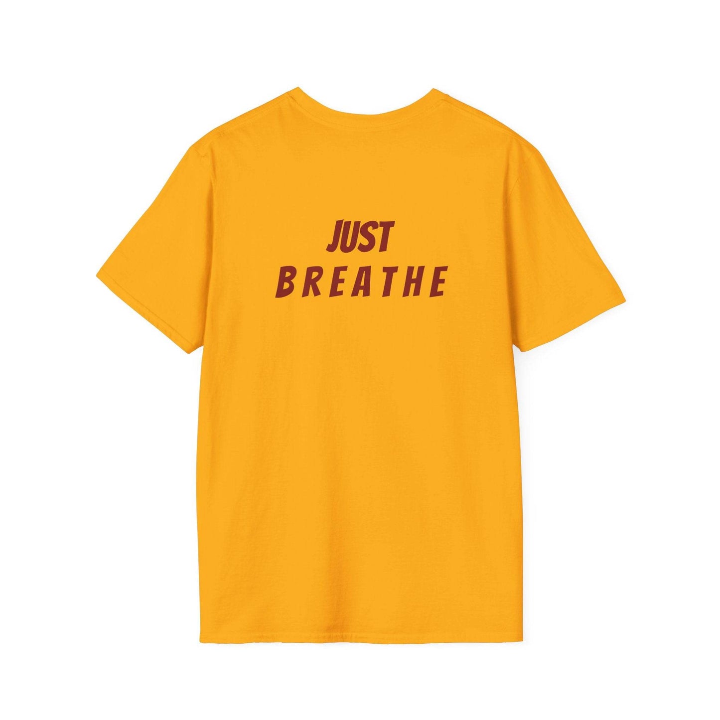 Unisex Softstyle T-Shirt - 'Just Breathe' - The Dreamer's Bookshop.
