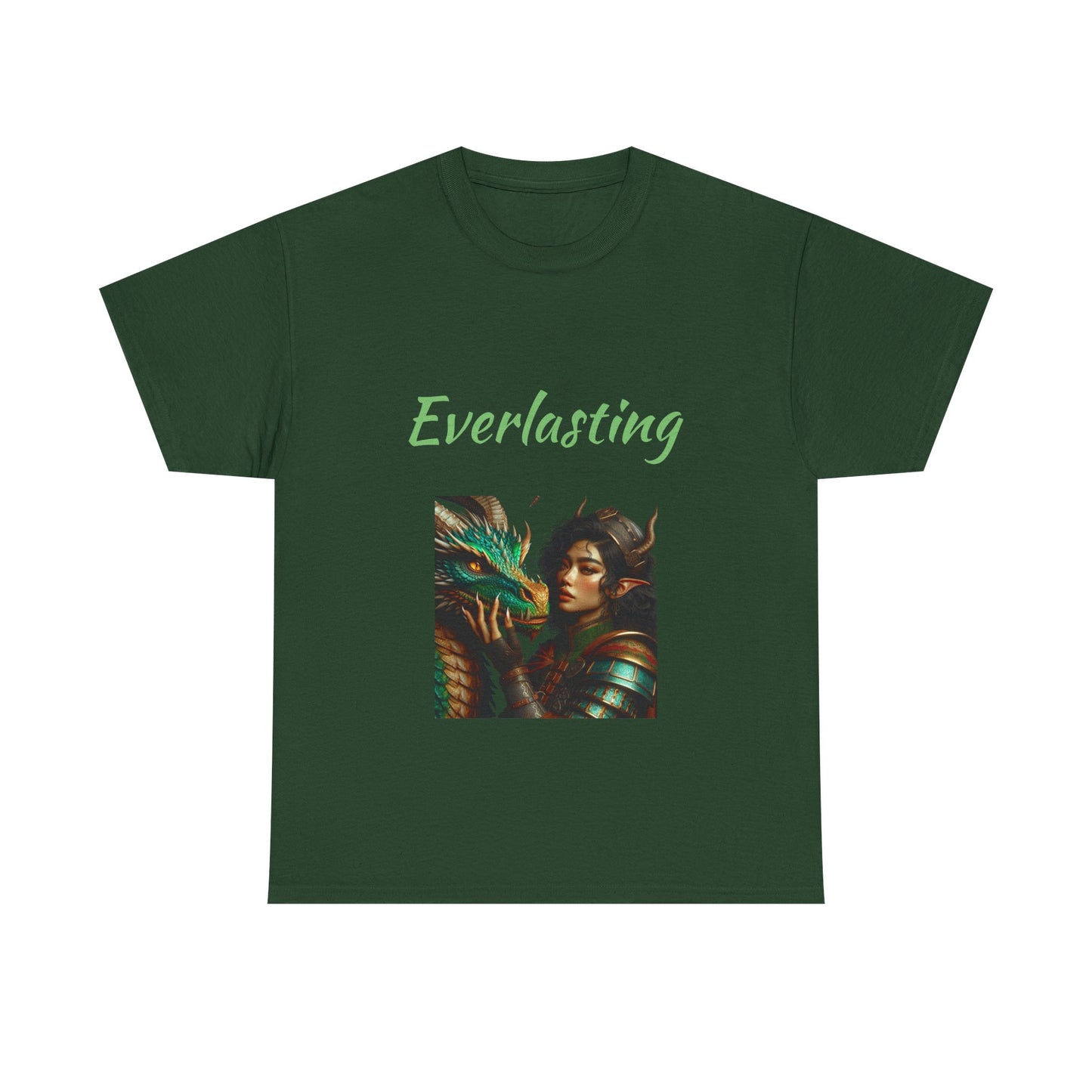 Book Lover's Unisex Heavy Cotton Tee - "Everlasting" - The Dreamer's Bookshop.