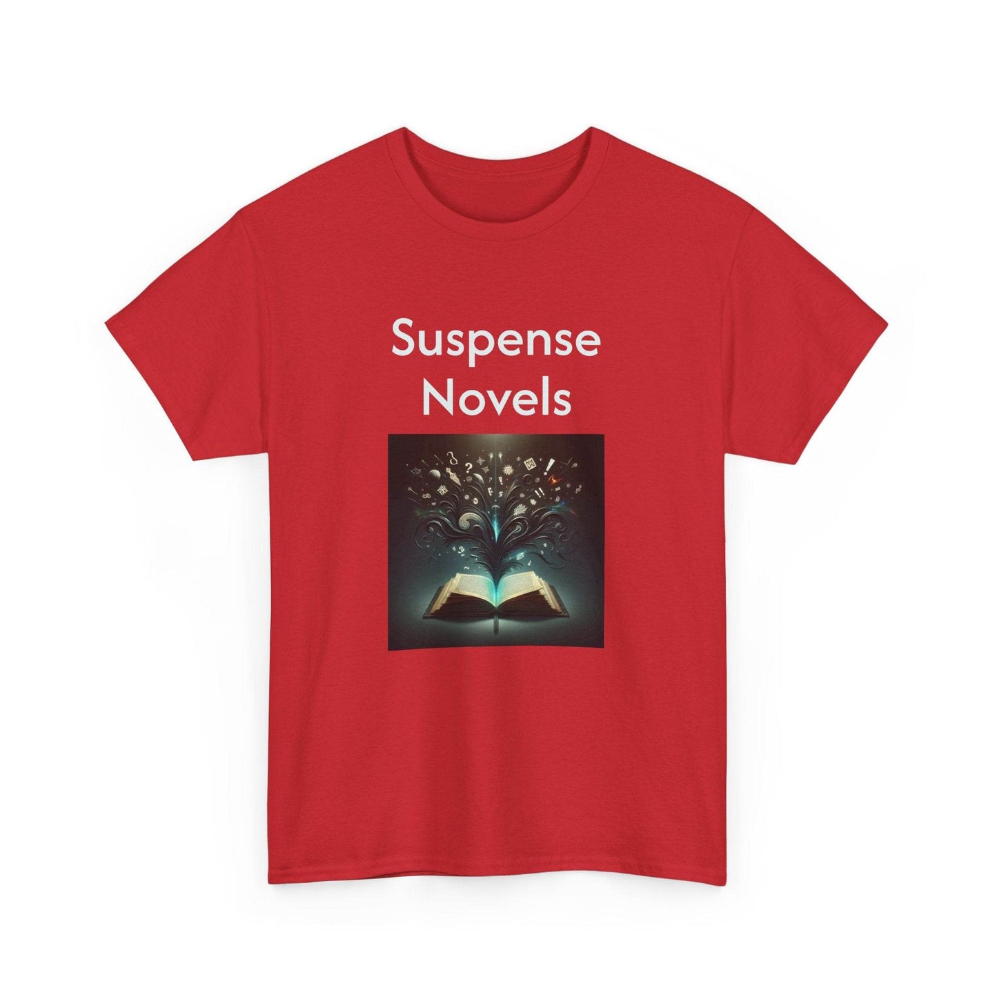 Fiction - Graphic Tee - Unisex Heavy Cotton T-Shirt Suspense Novels - The Dreamer's Bookshop.
