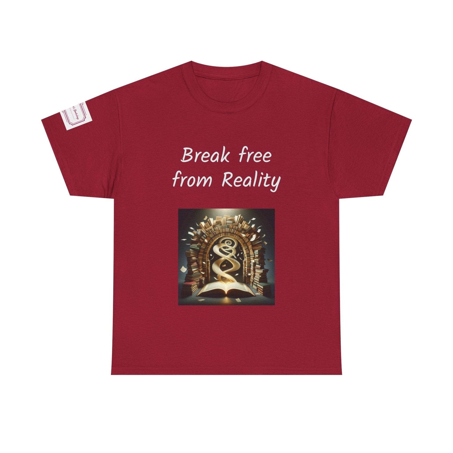 Break Free - Unisex Heavy Cotton Tee - Book Lovers - The Dreamer's Bookshop.