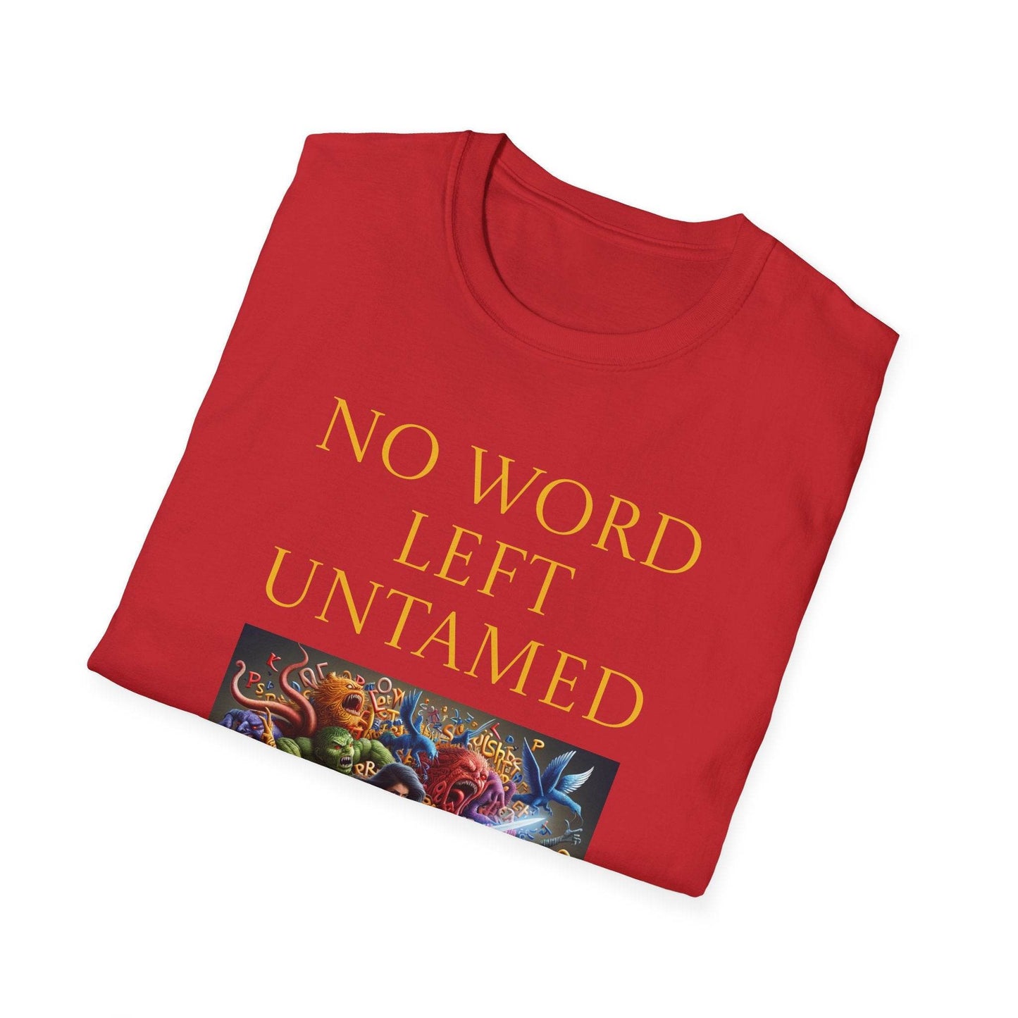 Unisex Softstyle T-Shirt - 'No Word' - The Dreamer's Bookshop.