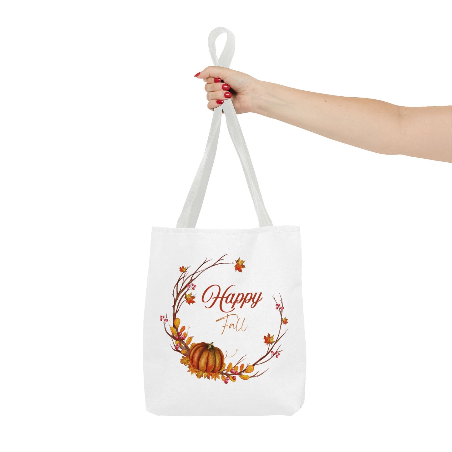 Happy Fall Tote Bag - Cozy Autumn Design
