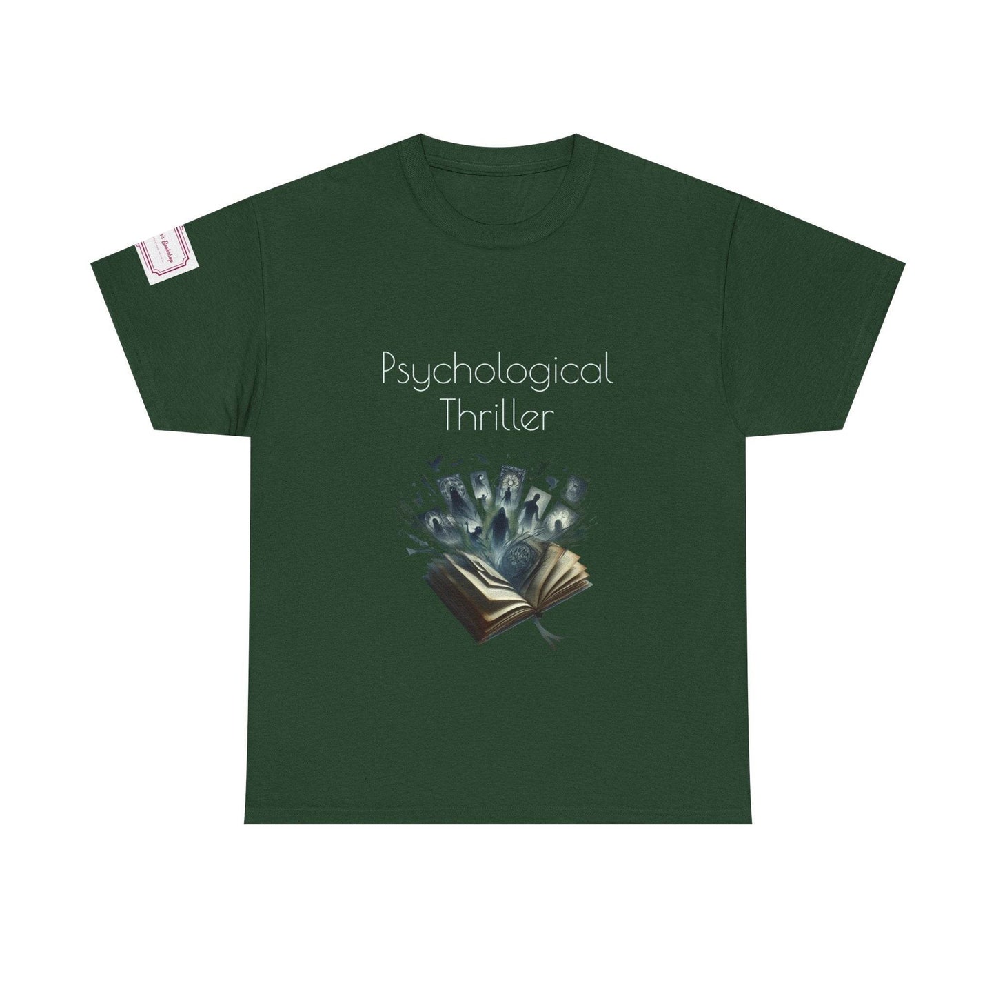 Fiction - Graphic Unisex Heavy Cotton Tee - Psychological Thriller - The Dreamer's Bookshop.