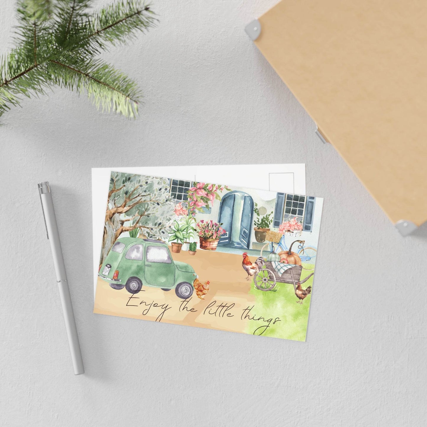 The Dreamer's Bookshop "Countryside" Enjoy the Little Things Card - The Dreamer's Bookshop.