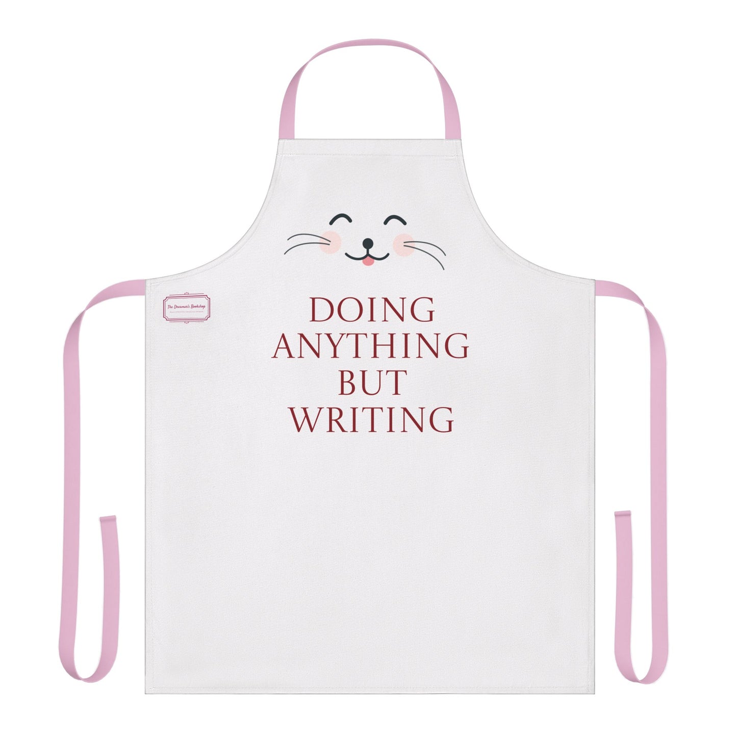 Fun Writing Apron with 5-Color Straps | "Doing Anything But Writing" - The Dreamer's Bookshop.