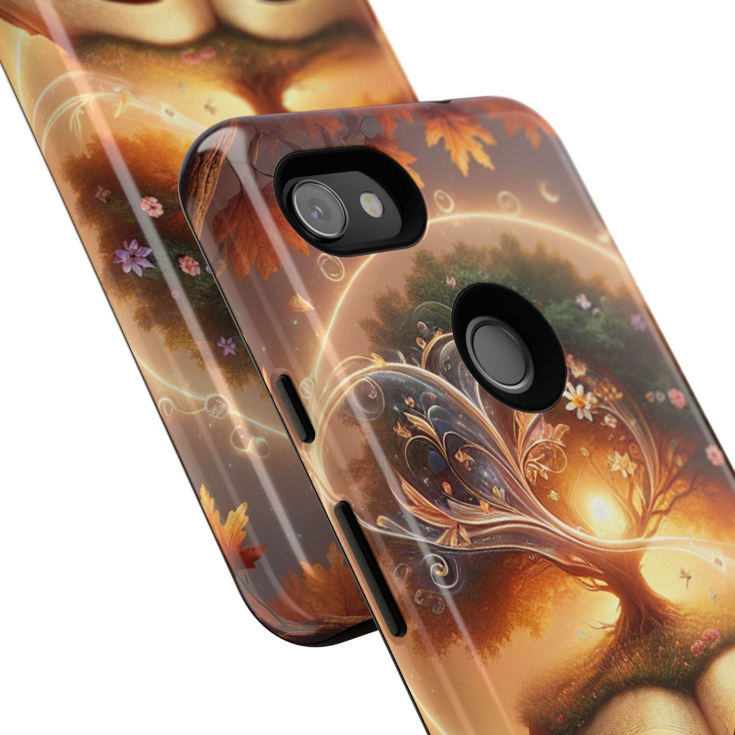 Google & Samsung - Artistic Phone Case with BookishTree Design - Tough Cases - The Dreamer's Bookshop.