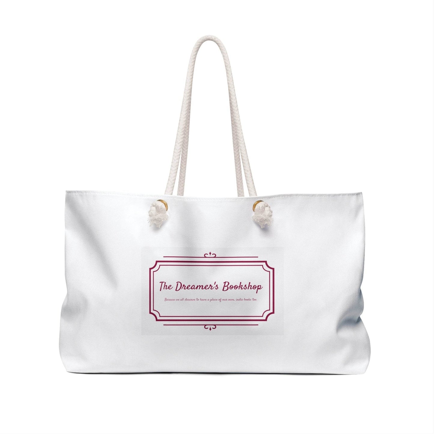 Durable Literary Weekender Bag with Vibrant Design for Book Lovers - The Dreamer's Bookshop.