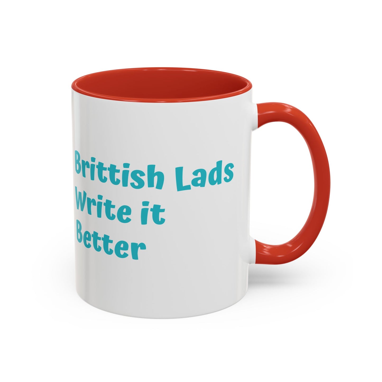 Brittish Lads Write it Better Coffee Mug - Gift for Book Lovers