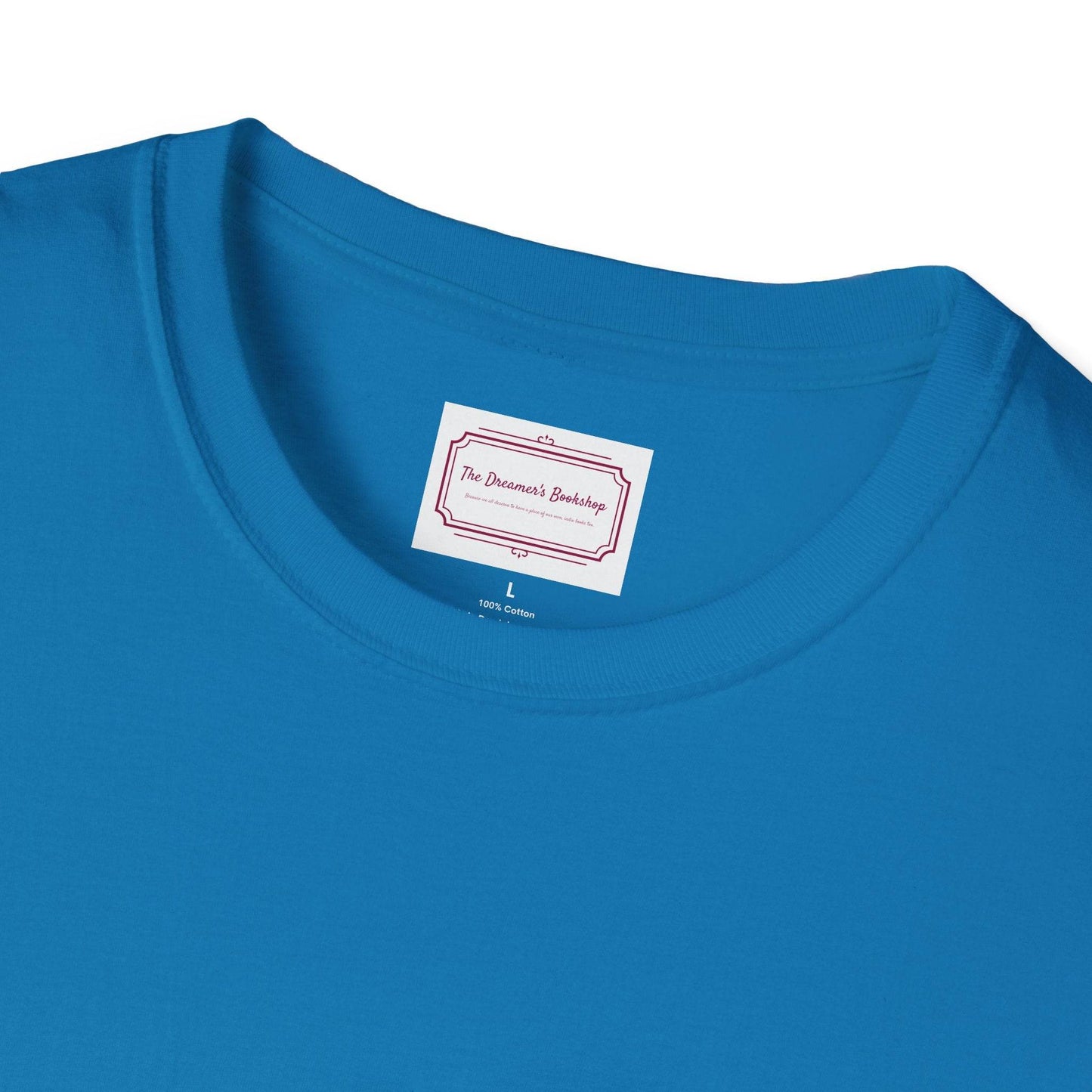 Inspirational Unisex Softstyle T-Shirt - Books are my cure - The Dreamer's Bookshop.