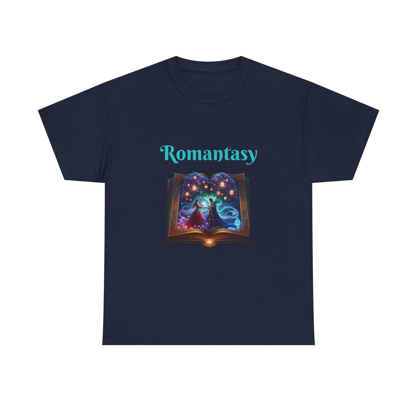 Fantasy - Graphic Tee - Unisex Heavy Cotton T-Shirt Romantasy Books - The Dreamer's Bookshop.