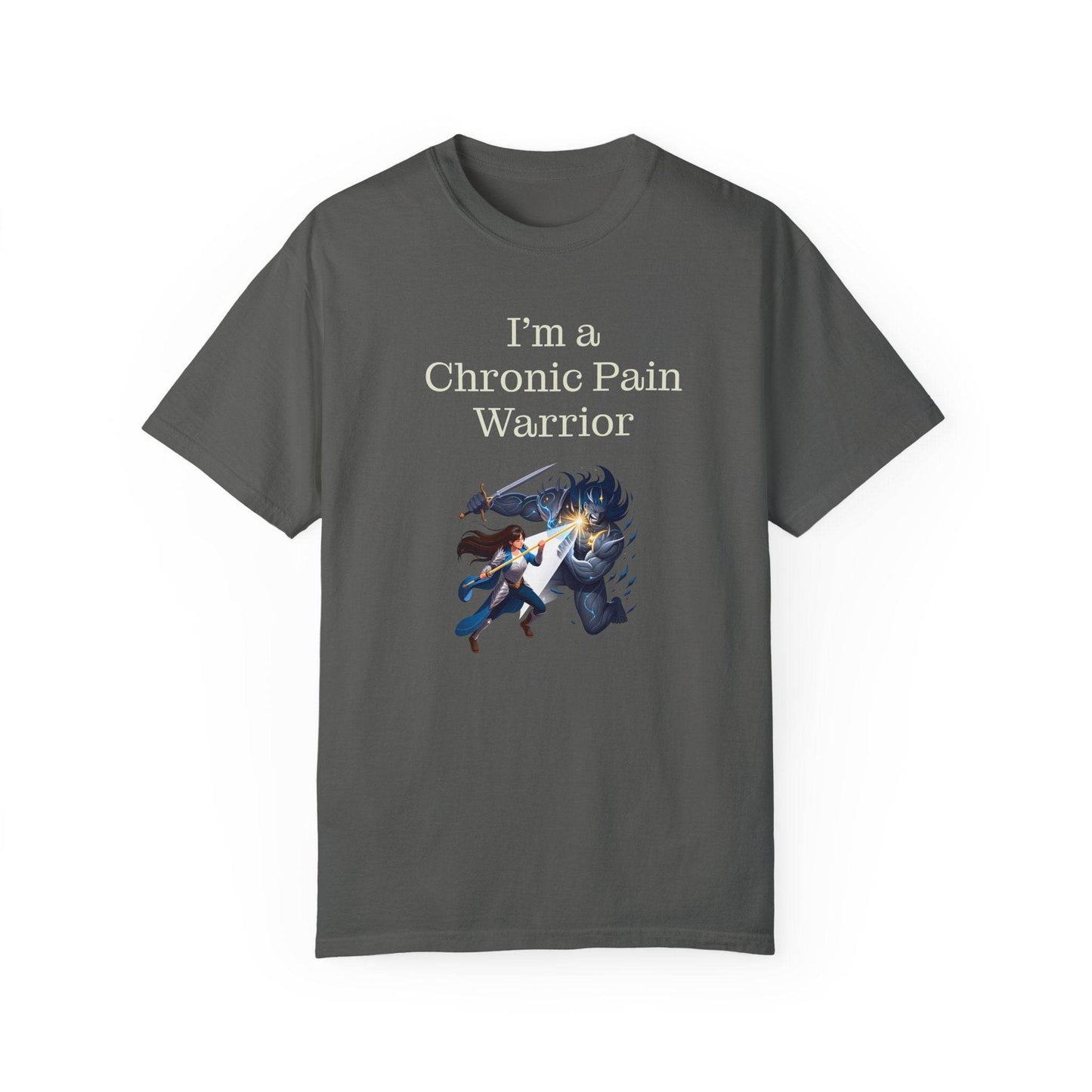Chronic Pain Warrior Unisex T-Shirt - Empowering Tee for Healthcare Awareness - The Dreamer's Bookshop.