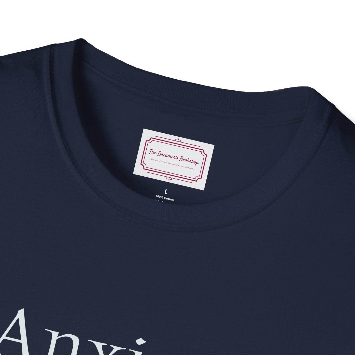 Anxiety Warrior Unisex Softstyle T-Shirt - Embrace Your Battles - The Dreamer's Bookshop.