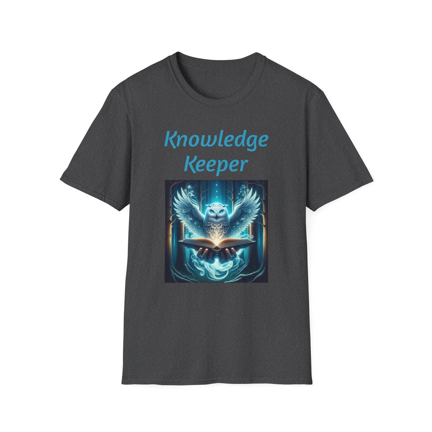 Knowledge Keeper Unisex Softstyle T-Shirt - Perfect for Book Lovers & Scholars - Proud Reader - The Dreamer's Bookshop.