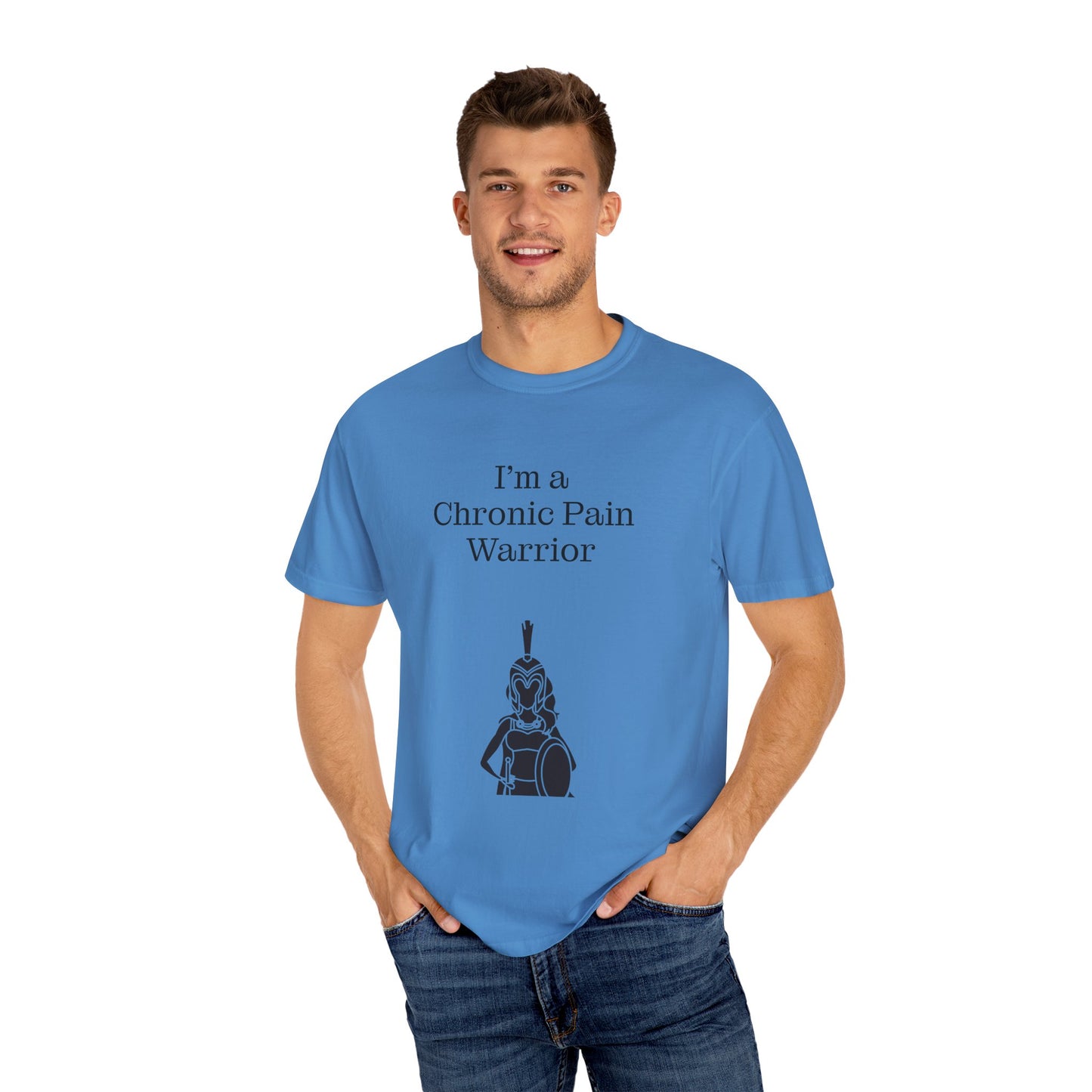 Chronic Pain Warrior Unisex Garment-Dyed T-Shirt - Empowering Supportive Apparel