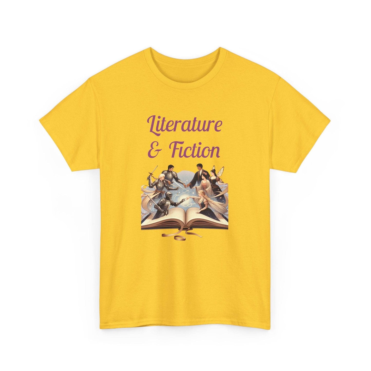 Fiction - Graphic Tee - Unisex Heavy Cotton T-Shirt Literature Books - The Dreamer's Bookshop.
