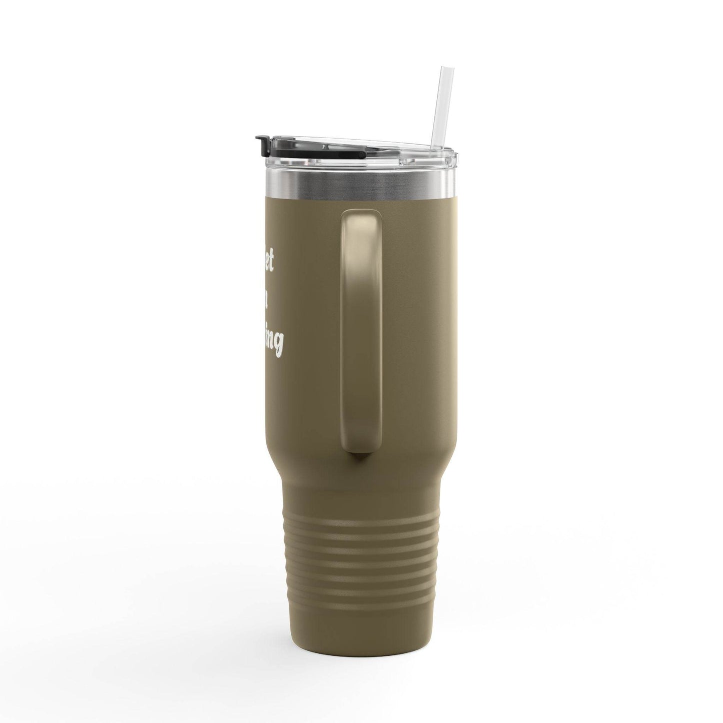 Quiet I'm Writing Insulated Travel Mug - 40oz Red Coffee Cup - The Dreamer's Bookshop.