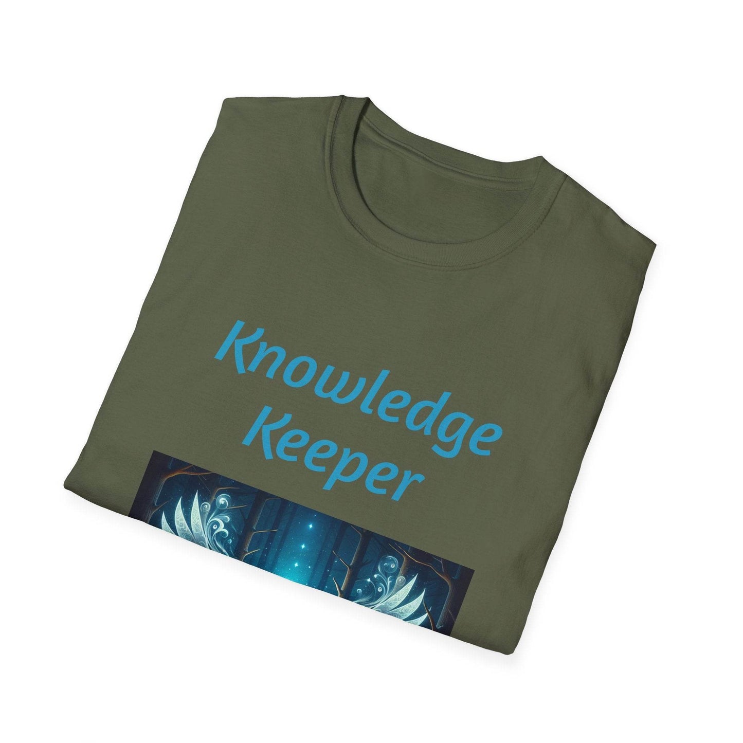 Knowledge Keeper Owl Unisex Softstyle T-Shirt - Proud Reader - The Dreamer's Bookshop.