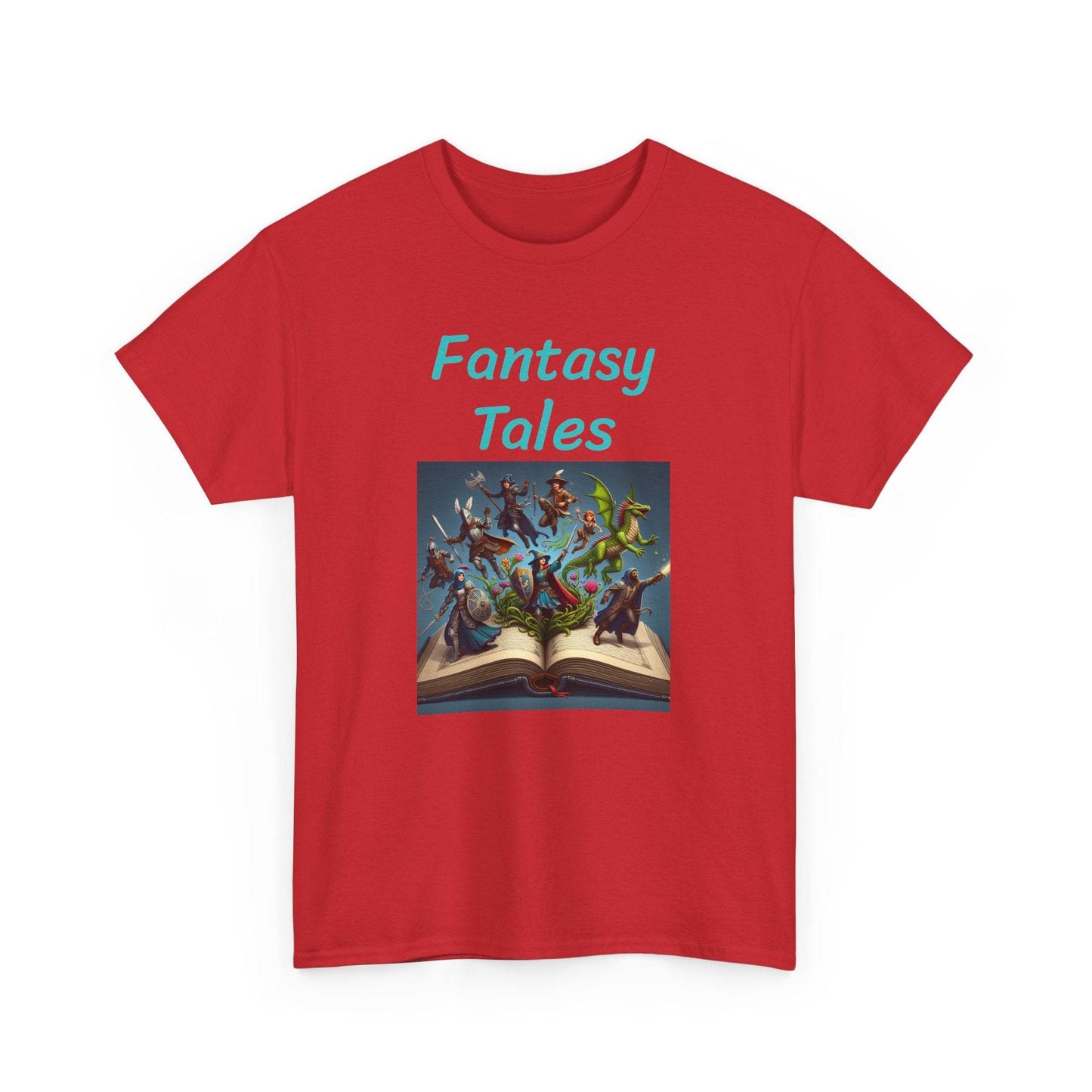 Magic - Graphic Tee - Unisex Heavy Cotton T-Shirt - Fantasy Tales - The Dreamer's Bookshop.