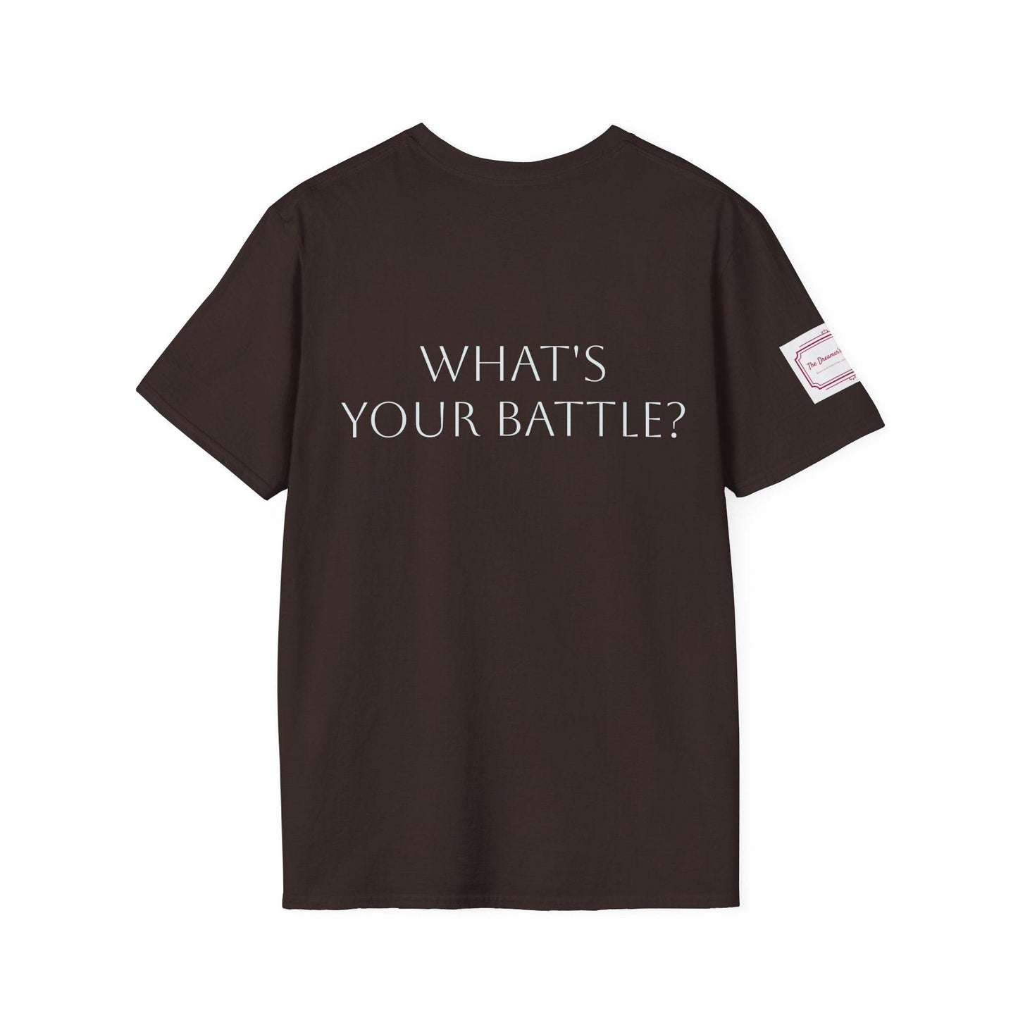 Cancer Warrior Unisex Softstyle T-Shirt - Empowering Graphic Tee for Women's Health Awarenes - The Dreamer's Bookshop.
