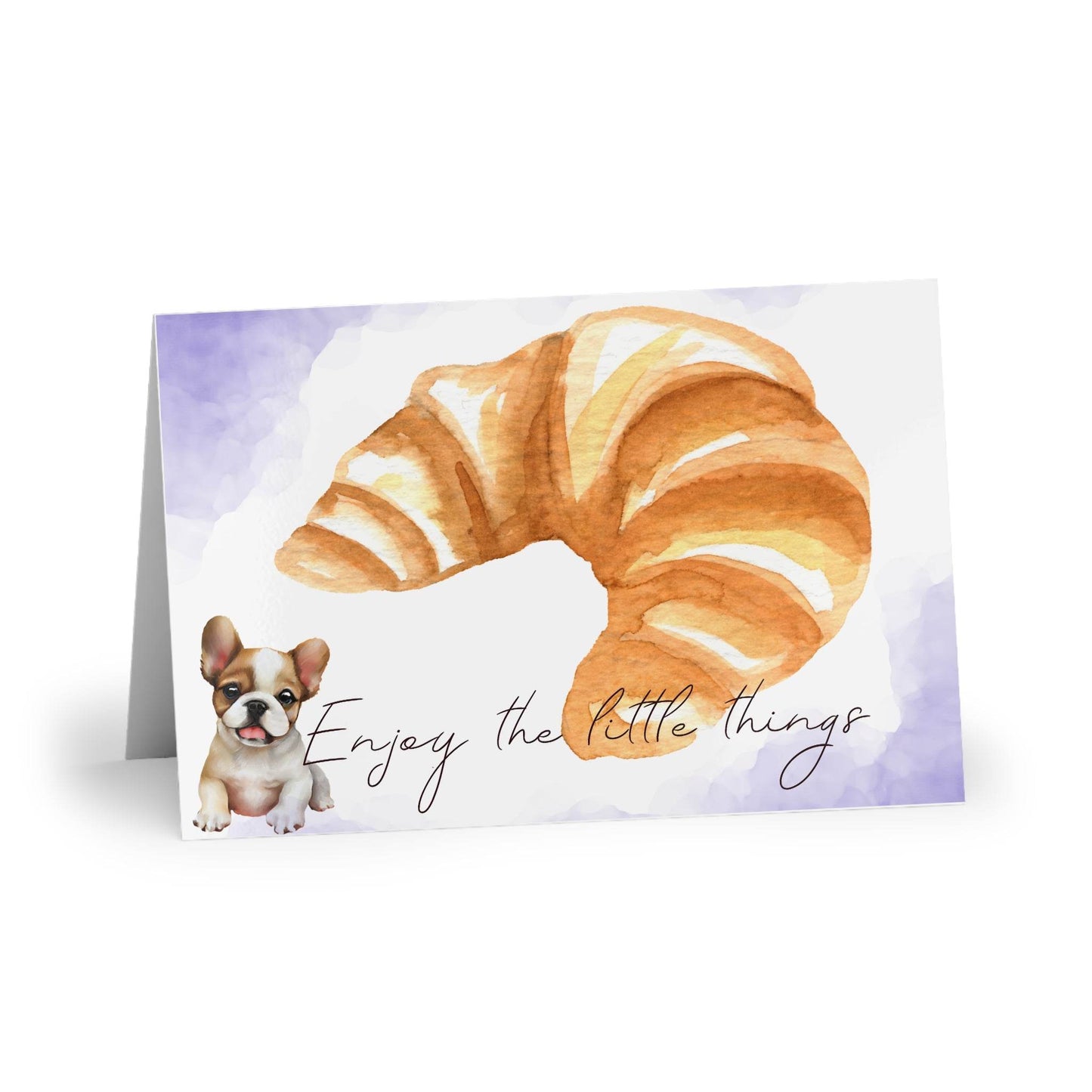The Dreamer's Bookshop "French Croissant" Enjoy the Little Things Card - The Dreamer's Bookshop.