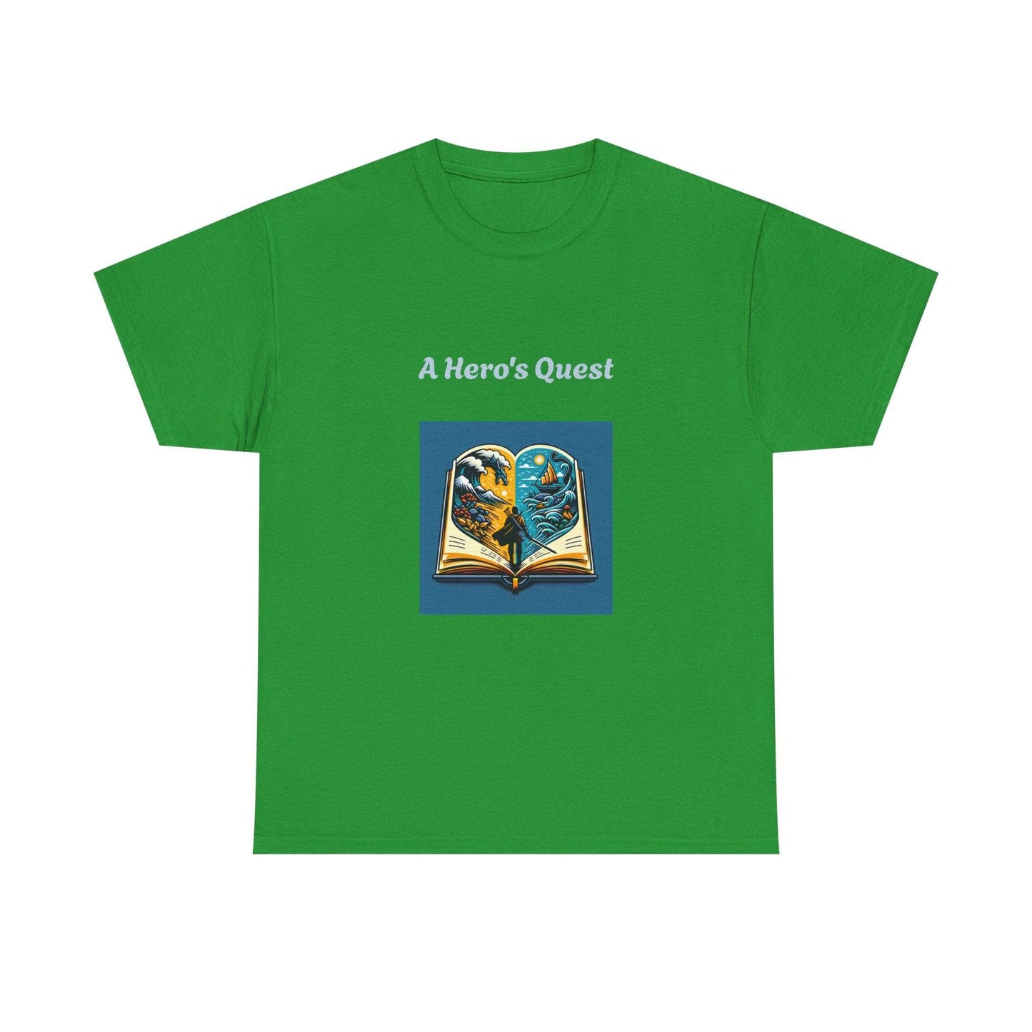 Adventure - Graphic Tee - Unisex Heavy Cotton T-Shirt - Hero's Quest - The Dreamer's Bookshop.