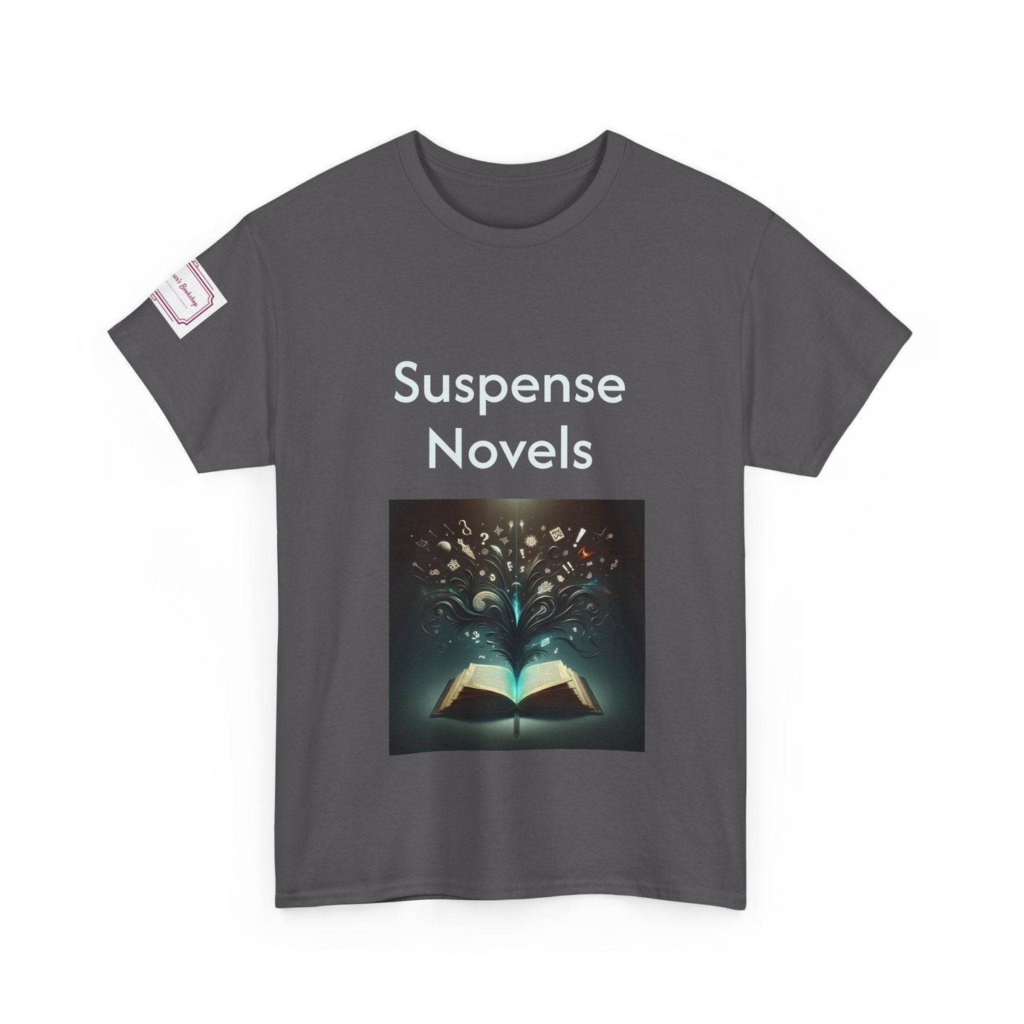 Fiction - Graphic Unisex Heavy Cotton Tee - Suspense Novels - The Dreamer's Bookshop.