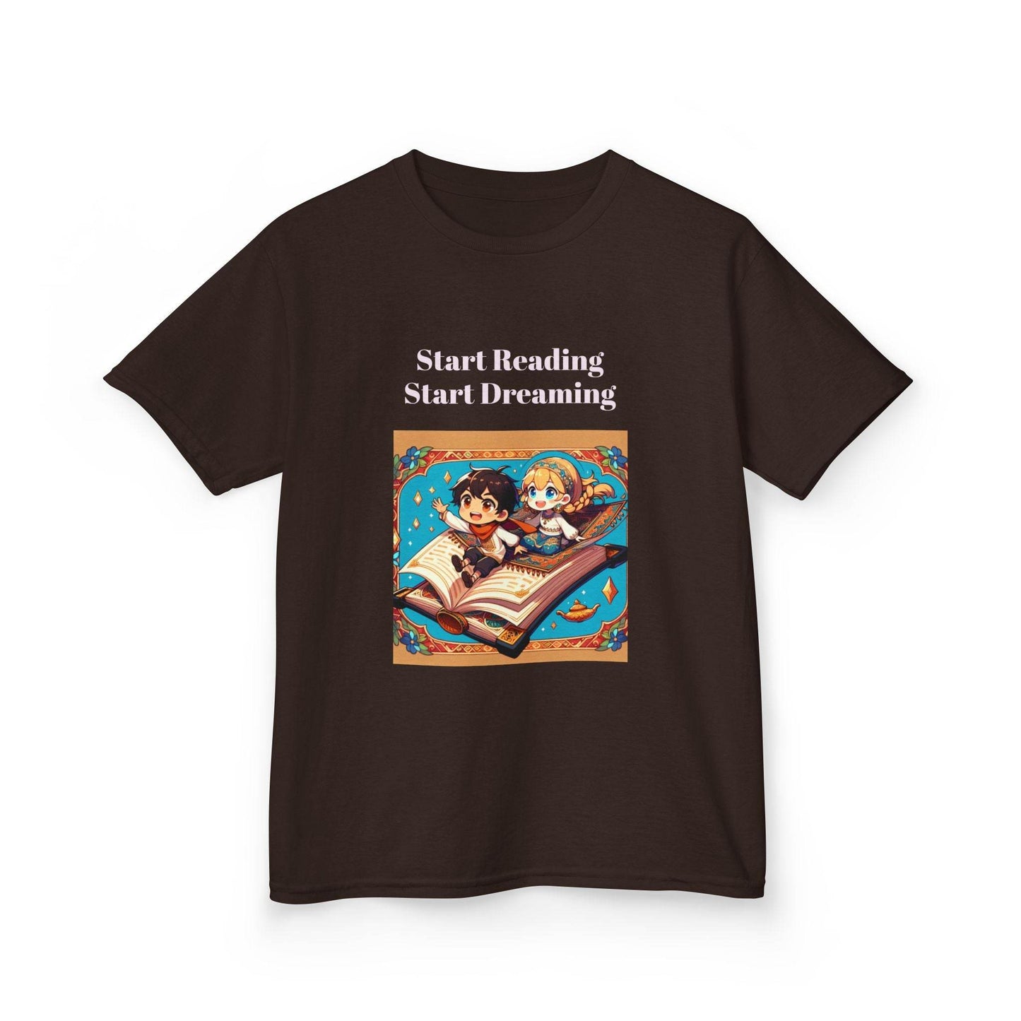 EU - Kids Start Reading Start Dreaming Tee - The Dreamer's Bookshop.