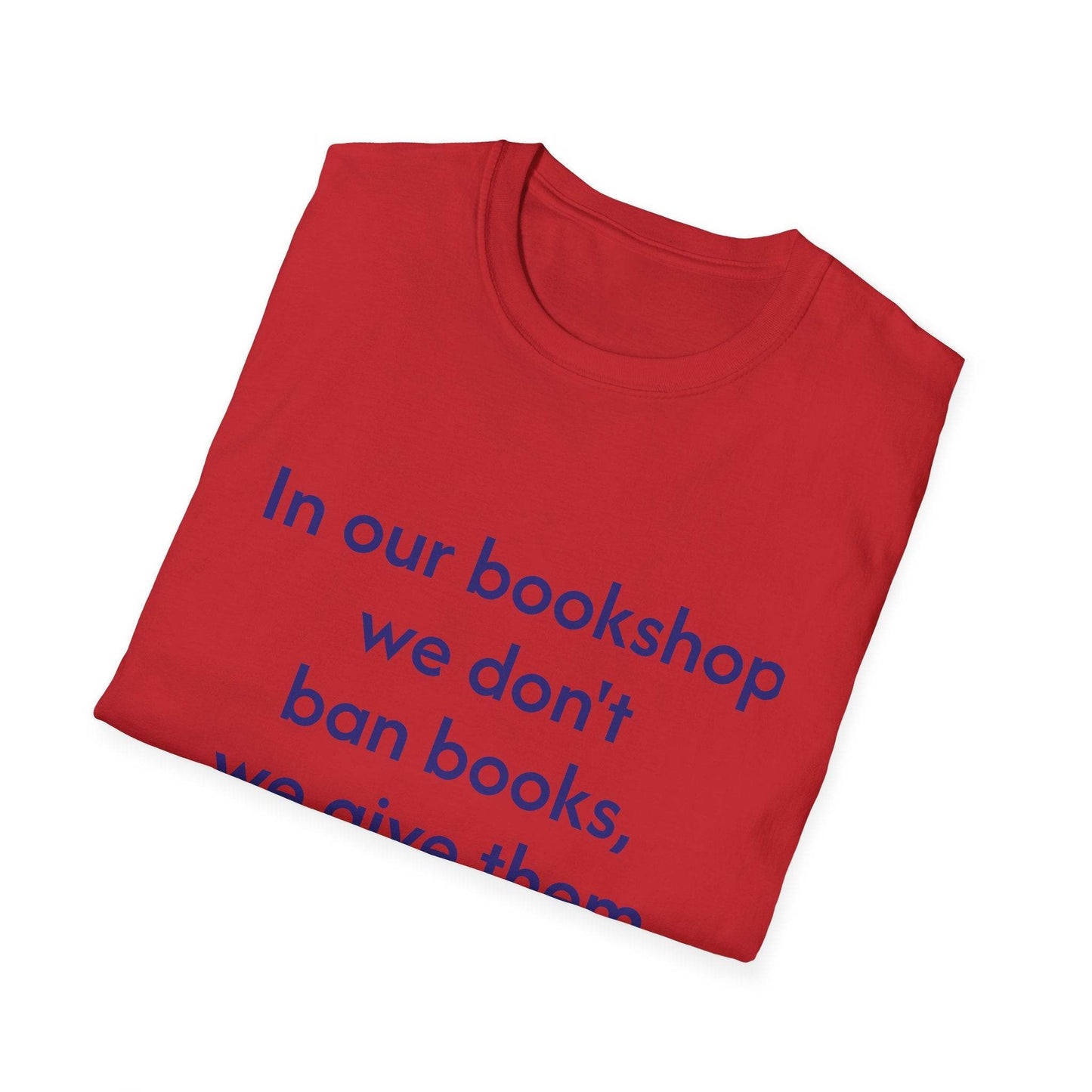 Unisex Softstyle T-Shirt - 'In our bookshop' - The Dreamer's Bookshop.