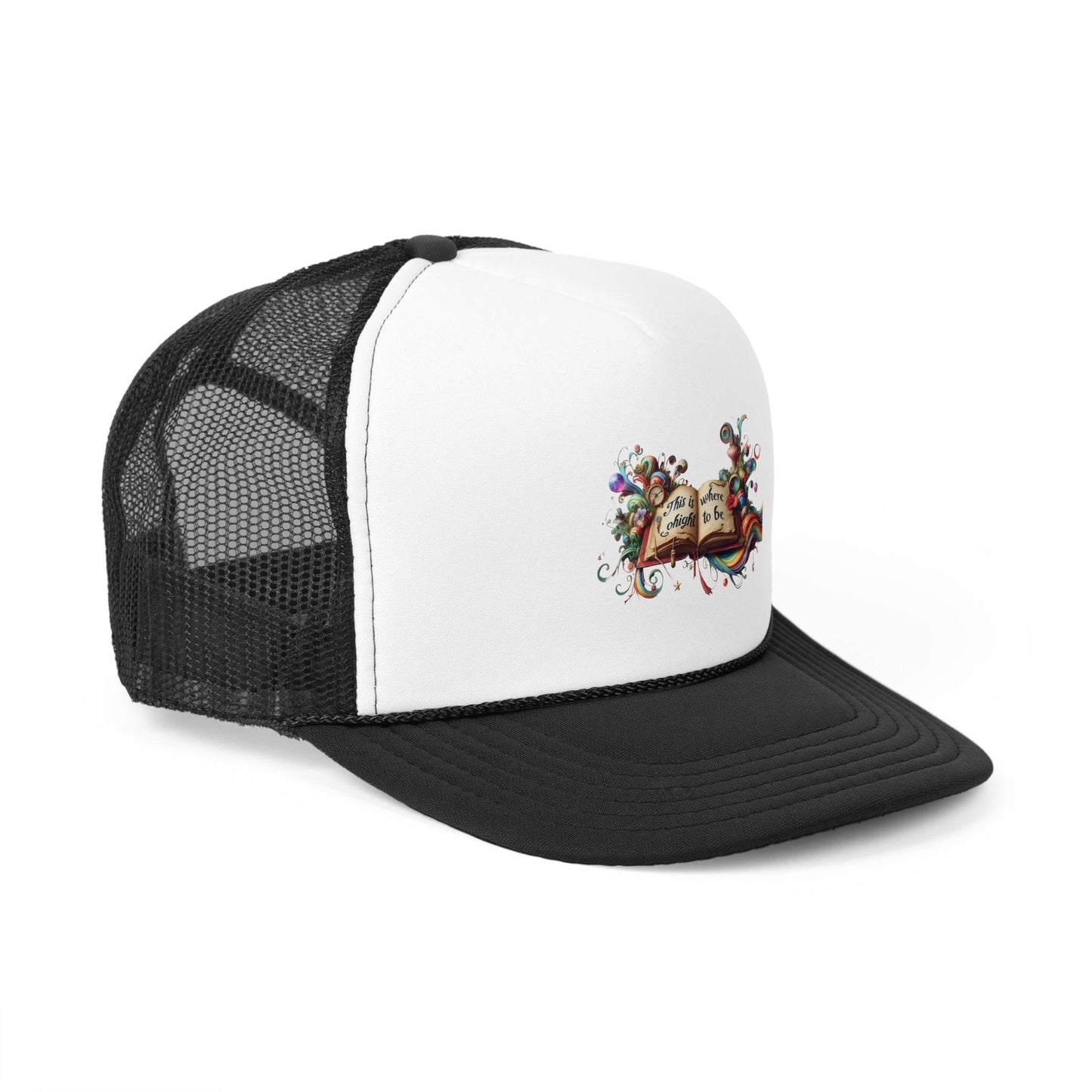 Colorful Inspirational Trucker Cap - ''This is where I ought to be'' Design - The Dreamer's Bookshop.