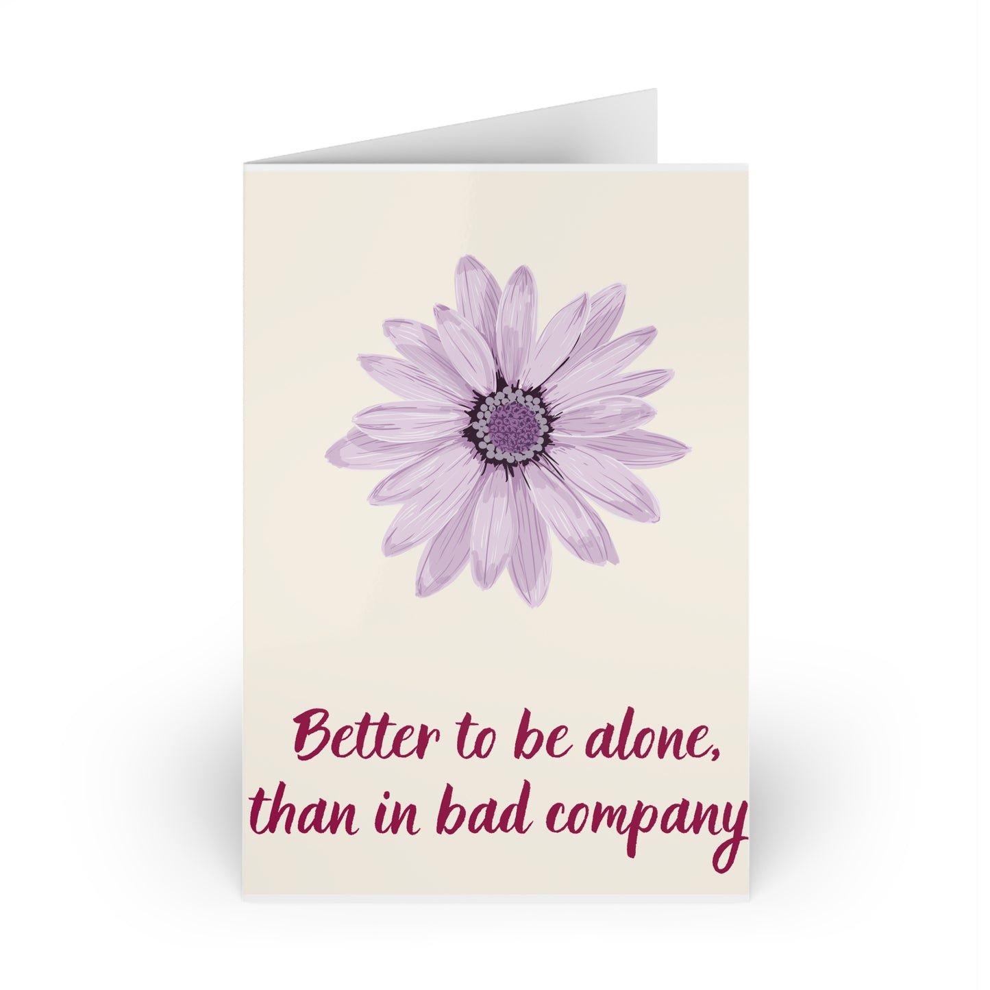 The Dreamer's Bookshop - Love Yourself Card "Better Alone" - The Dreamer's Bookshop.