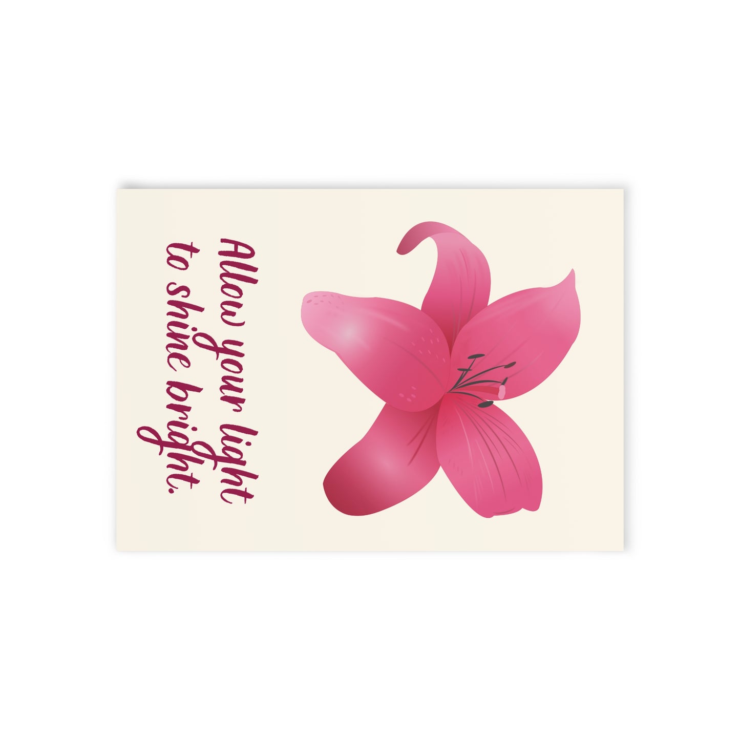 The Dreamer's Bookshop - Love Yourself Card "Your light" - The Dreamer's Bookshop.
