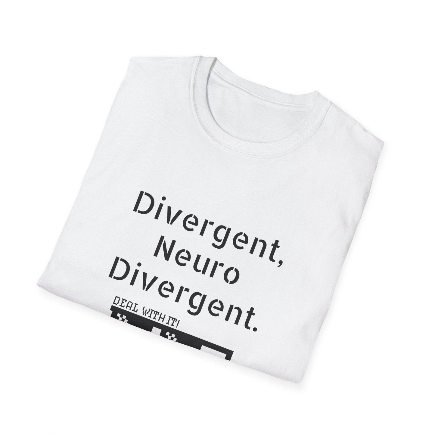 Neuro Divergent Unisex Softstyle T-Shirt – Celebrate Uniqueness! - The Dreamer's Bookshop.