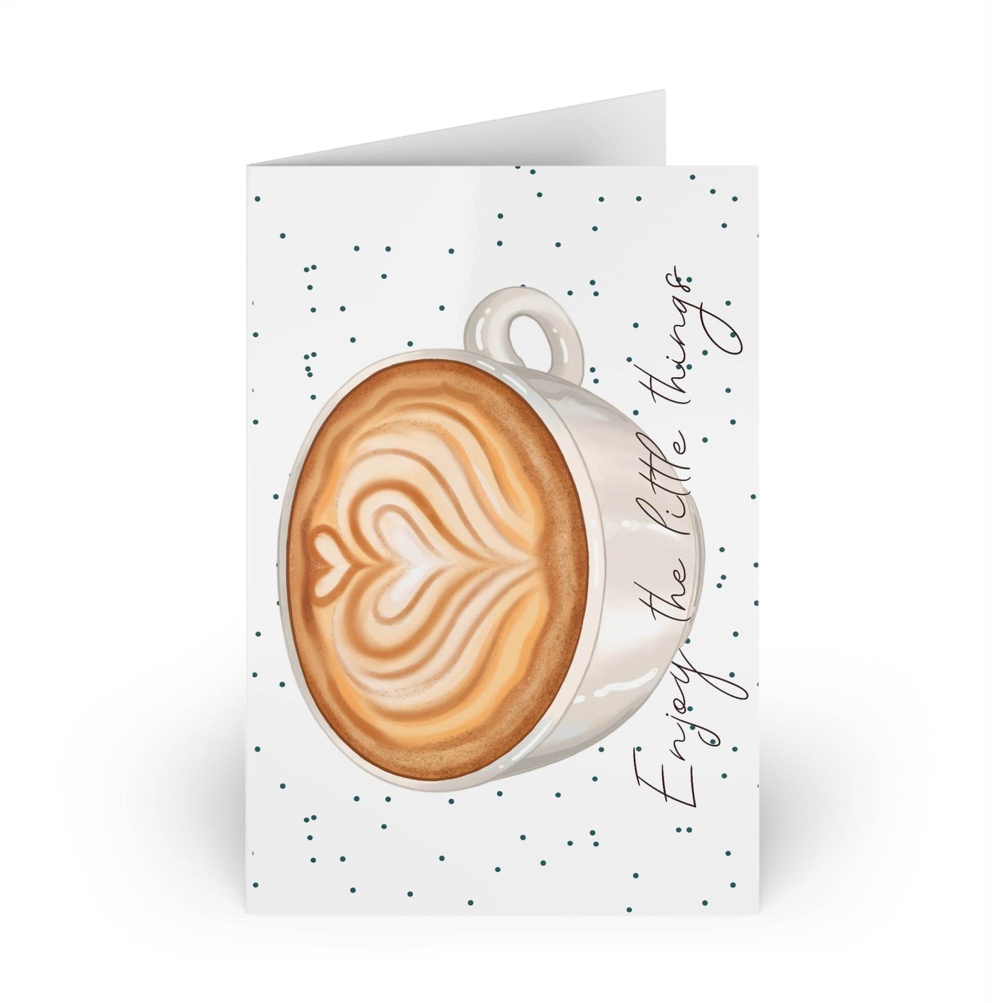 The Dreamer's Bookshop "Coffee" Enjoy the Little Things Card - The Dreamer's Bookshop.