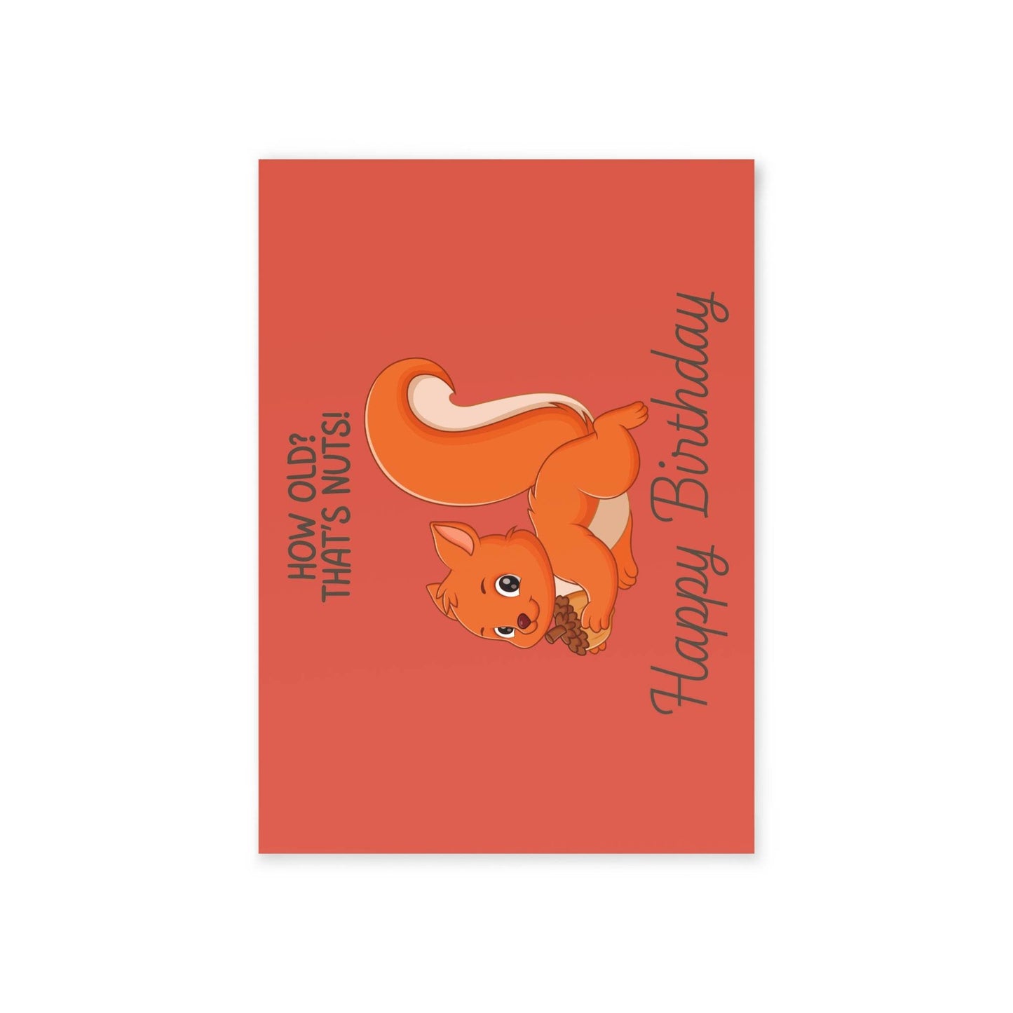 The Dreamer's Bookshop Cute "That's Nuts" Squirrel Birthday Card - The Dreamer's Bookshop.