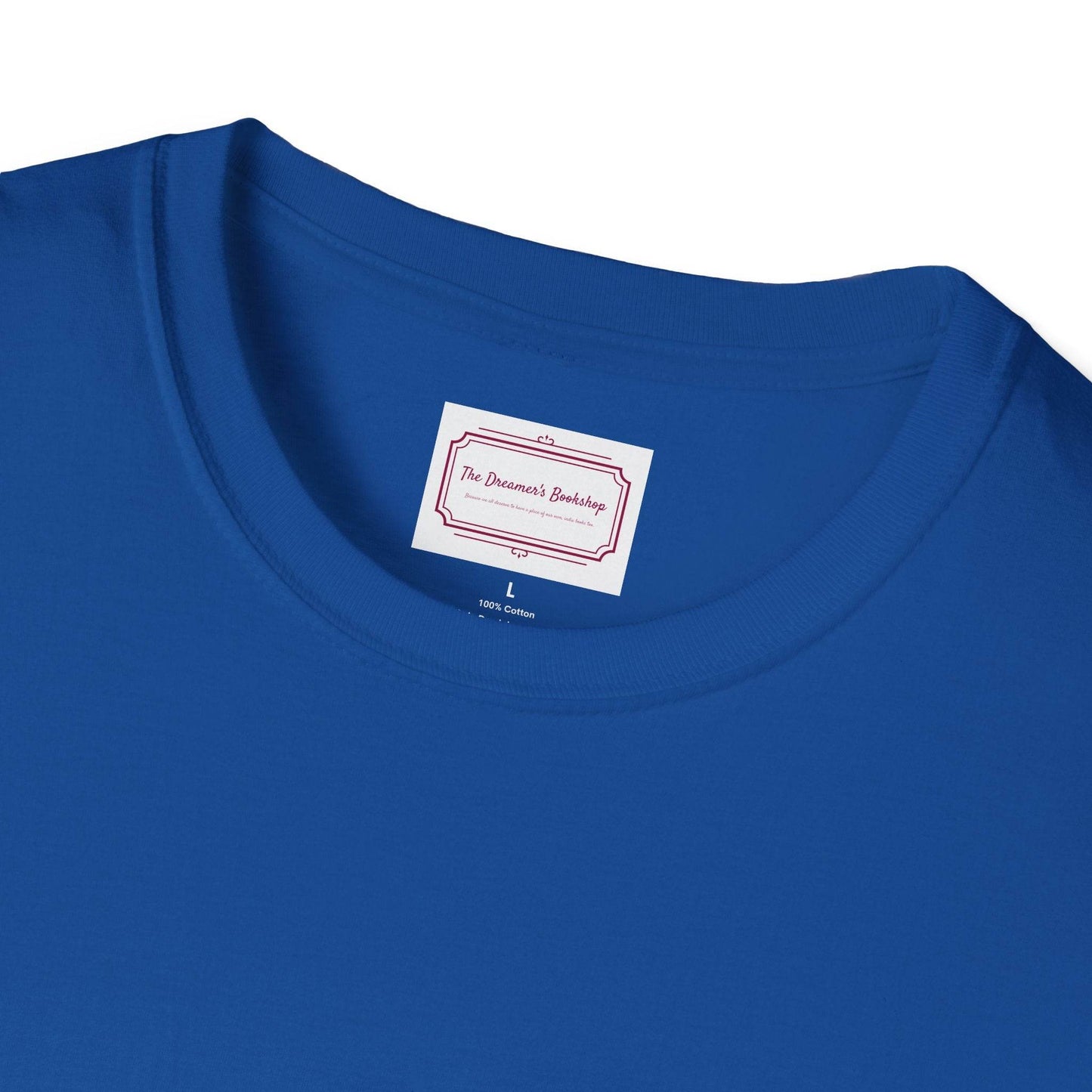 Inspirational Unisex Softstyle T-Shirt - Books are my cure - The Dreamer's Bookshop.