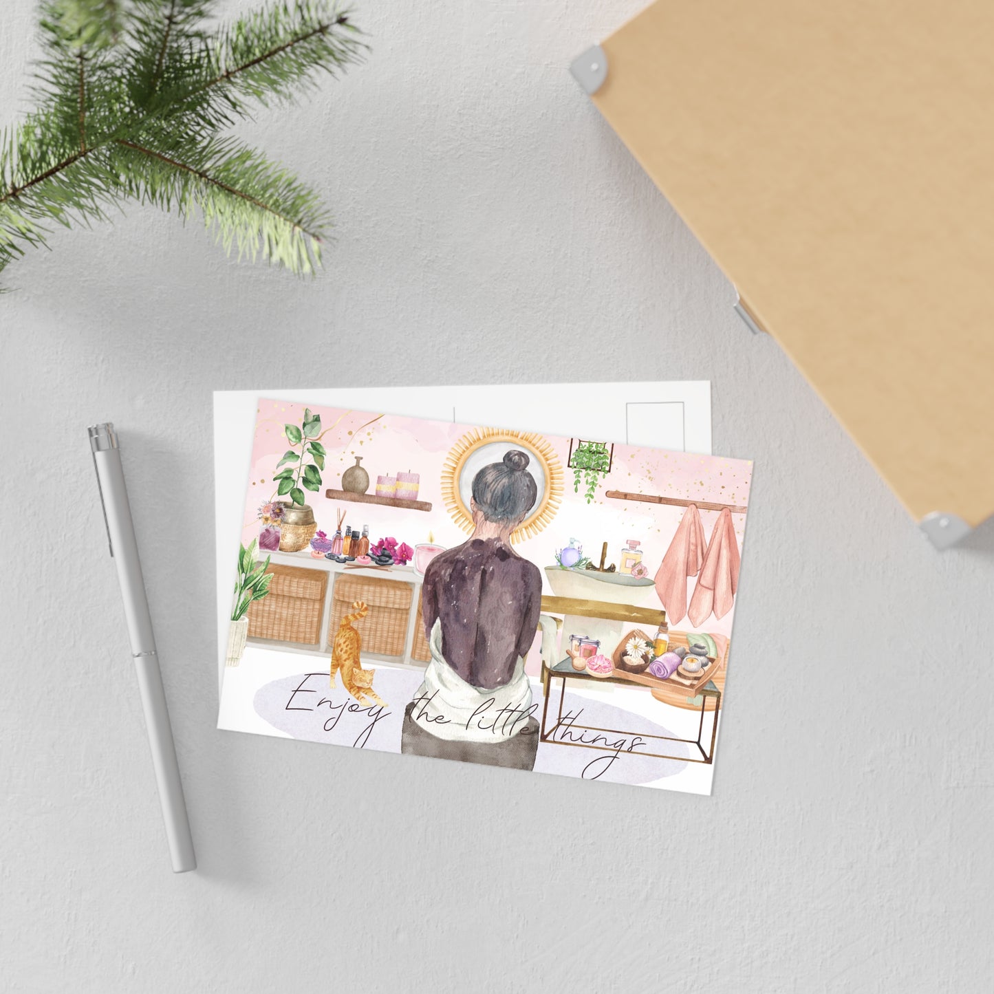 The Dreamer's Bookshop "Spa Day" Enjoy the Little Things Card - The Dreamer's Bookshop.