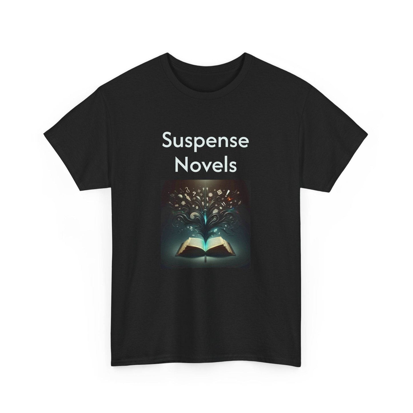 Fiction - Graphic Tee - Unisex Heavy Cotton T-Shirt Suspense Novels - The Dreamer's Bookshop.