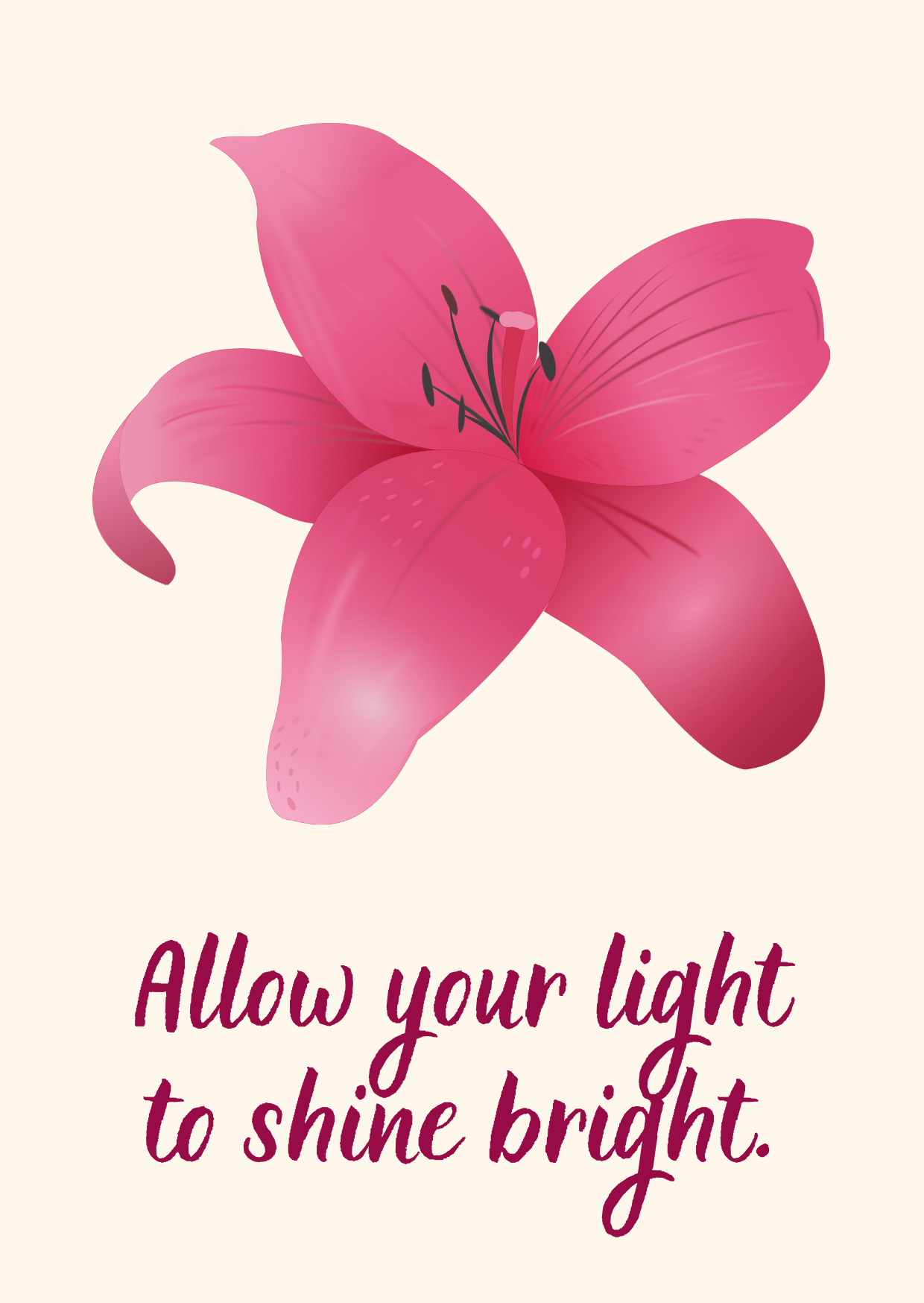 The Dreamer's Bookshop "Your Light" Love Yourself Card - The Dreamer's Bookshop.