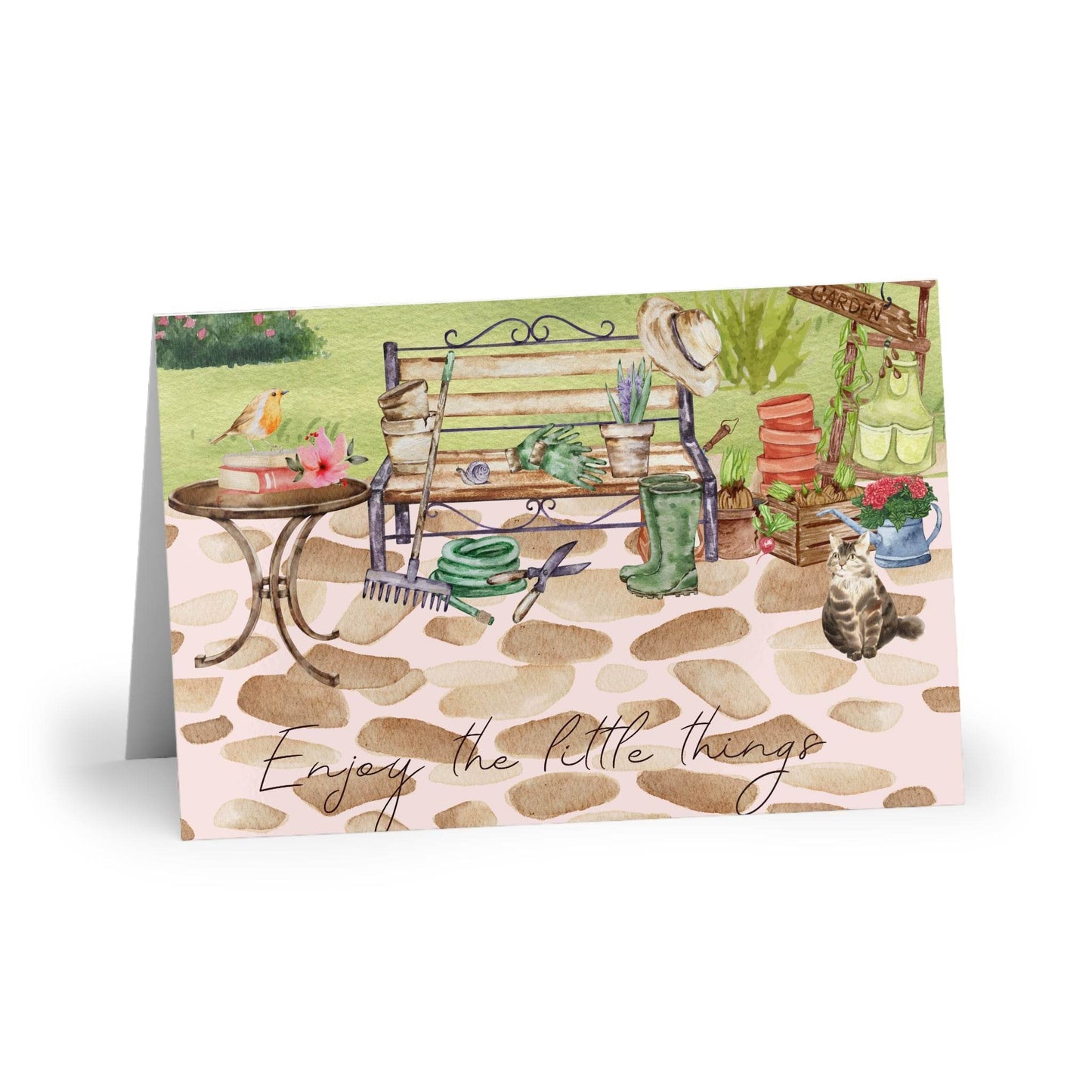 The Dreamer's Bookshop "Gardening" Enjoy the Little Things Card - The Dreamer's Bookshop.