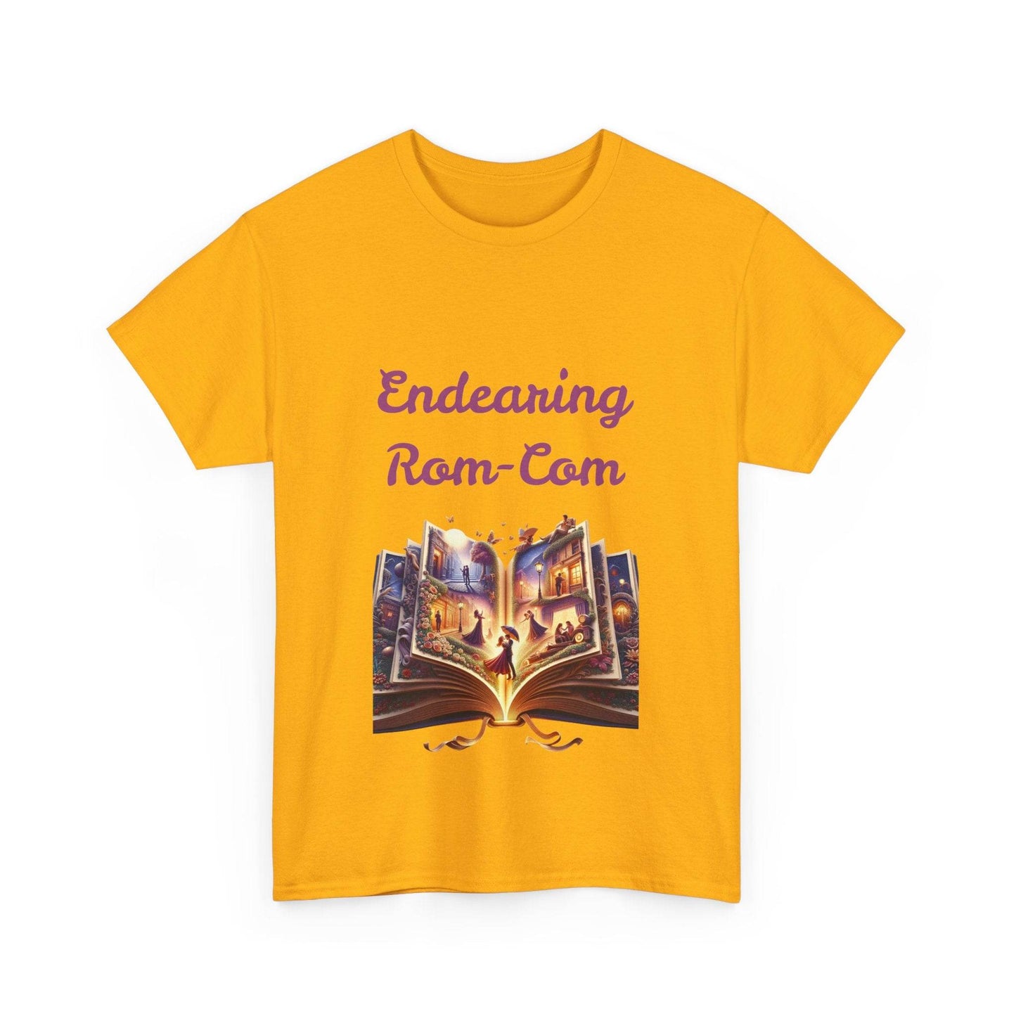 Endearing - Unisex Heavy Cotton Tee - Rom-Com Books - The Dreamer's Bookshop.