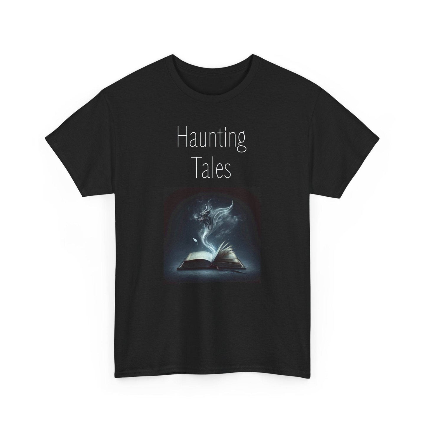 Haunting Tales - A Unisex Heavy Cotton Tee - Perfect Gift for Book Lovers - The Dreamer's Bookshop.