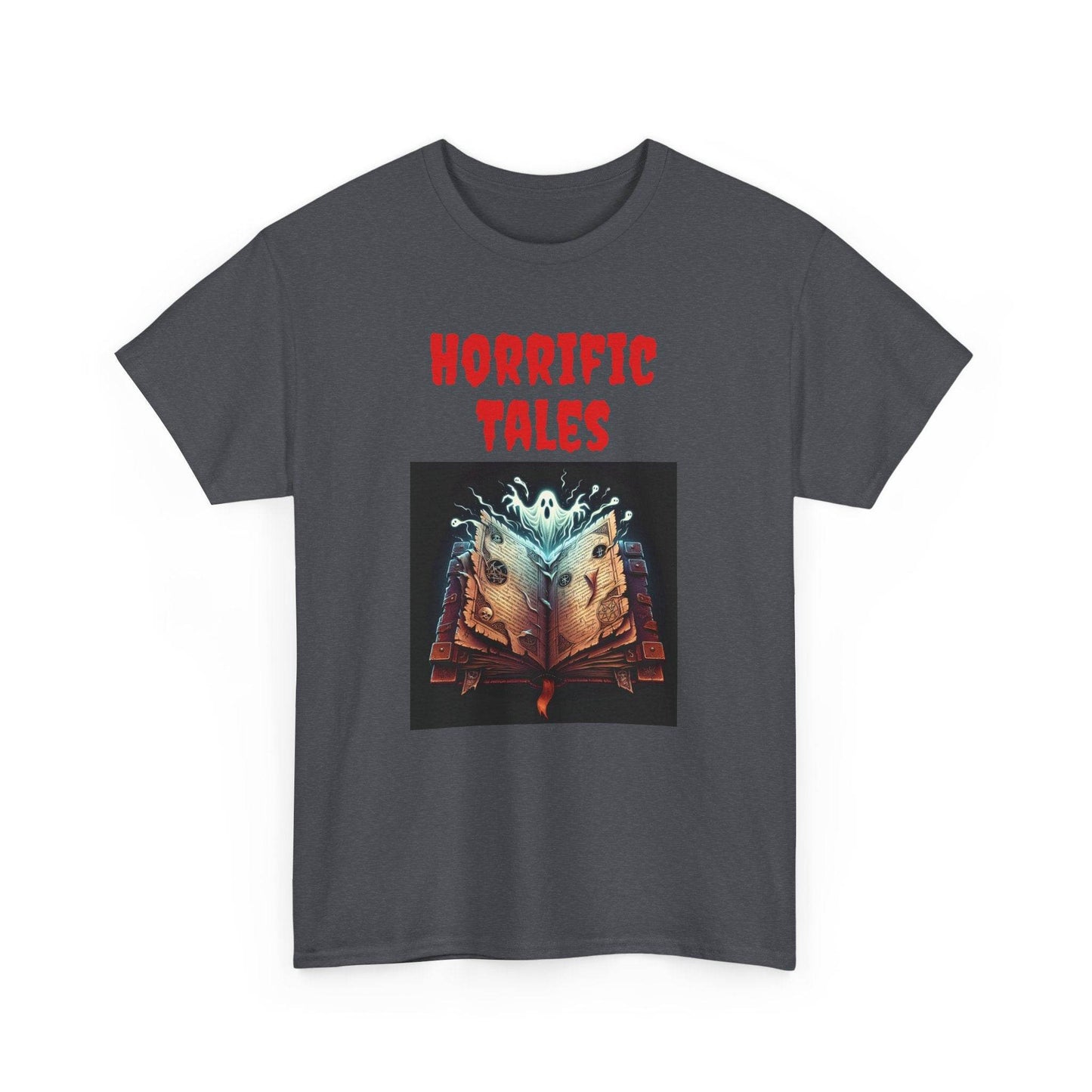 Horrific Tales - A Unisex Heavy Cotton Tee - Perfect Gift for Book Lovers - The Dreamer's Bookshop.