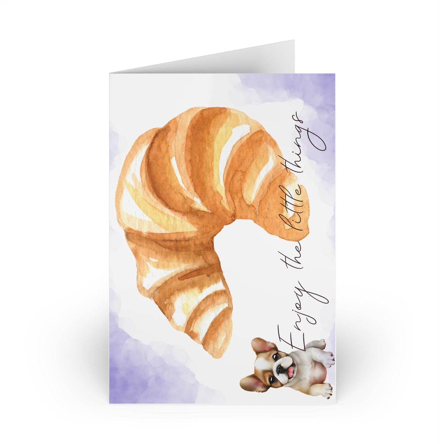 The Dreamer's Bookshop "French Croissant" Enjoy the Little Things Card - The Dreamer's Bookshop.