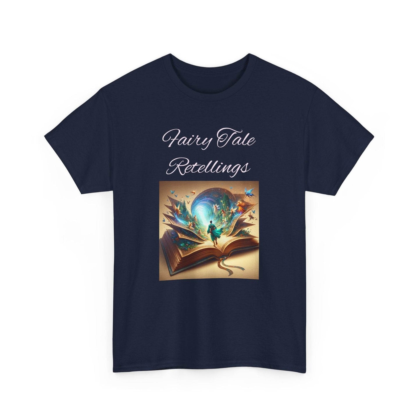 Fiction - Graphic Tee - Unisex Heavy Cotton T-Shirt - Fairy Tale Retellings - The Dreamer's Bookshop.