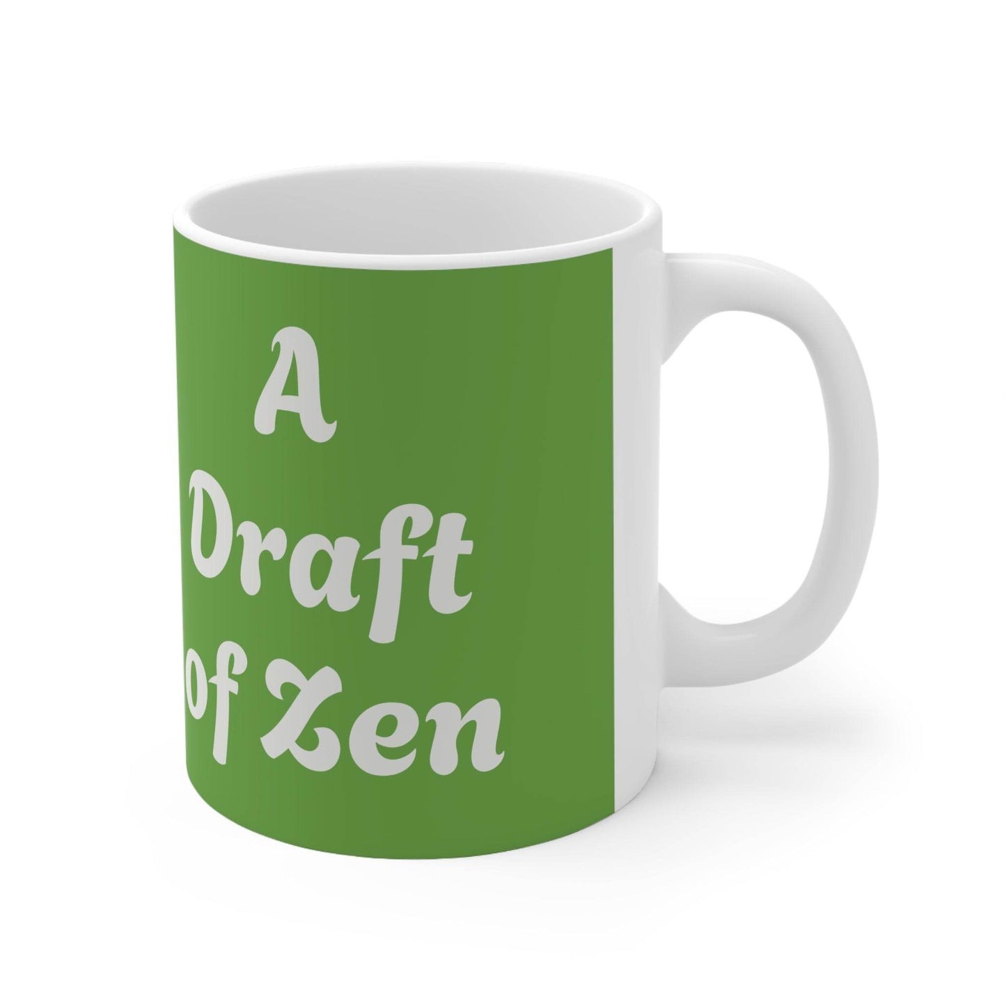 Inspiring Ceramic Coffee Mug - 'A Draft of Zen' - Perfect Gift for Coffee Lovers - The Dreamer's Bookshop.
