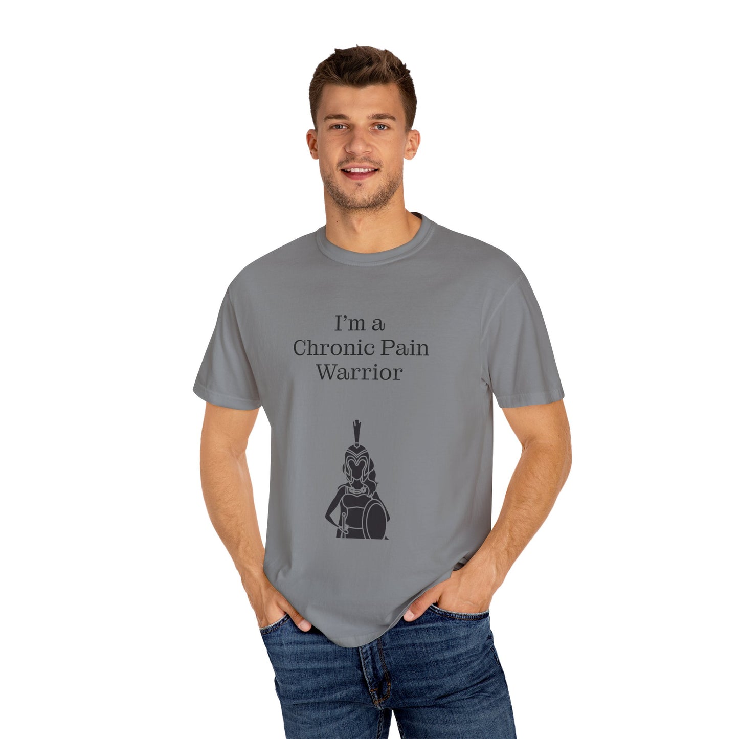 Chronic Pain Warrior Unisex Garment-Dyed T-Shirt - Empowering Supportive Apparel