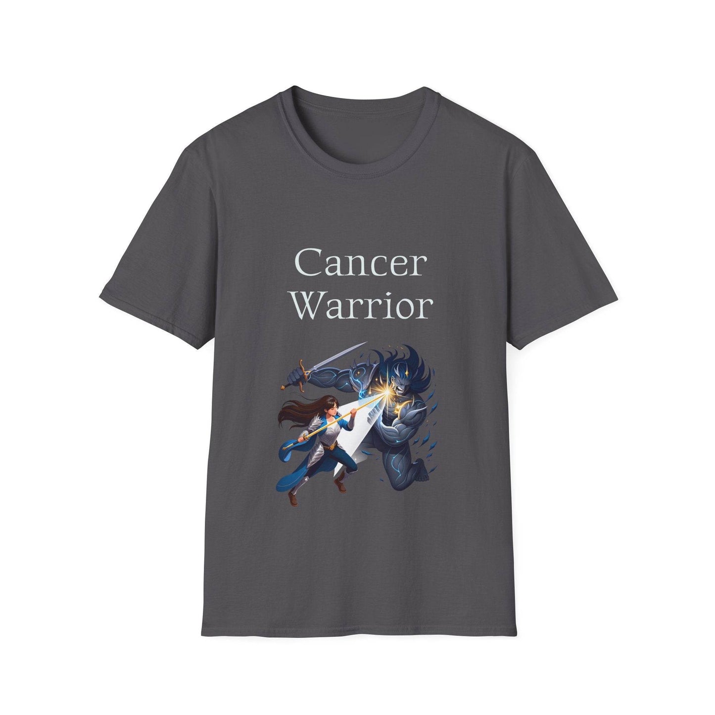 Cancer Warrior Unisex Softstyle T-Shirt - Empower Your Battle - The Dreamer's Bookshop.